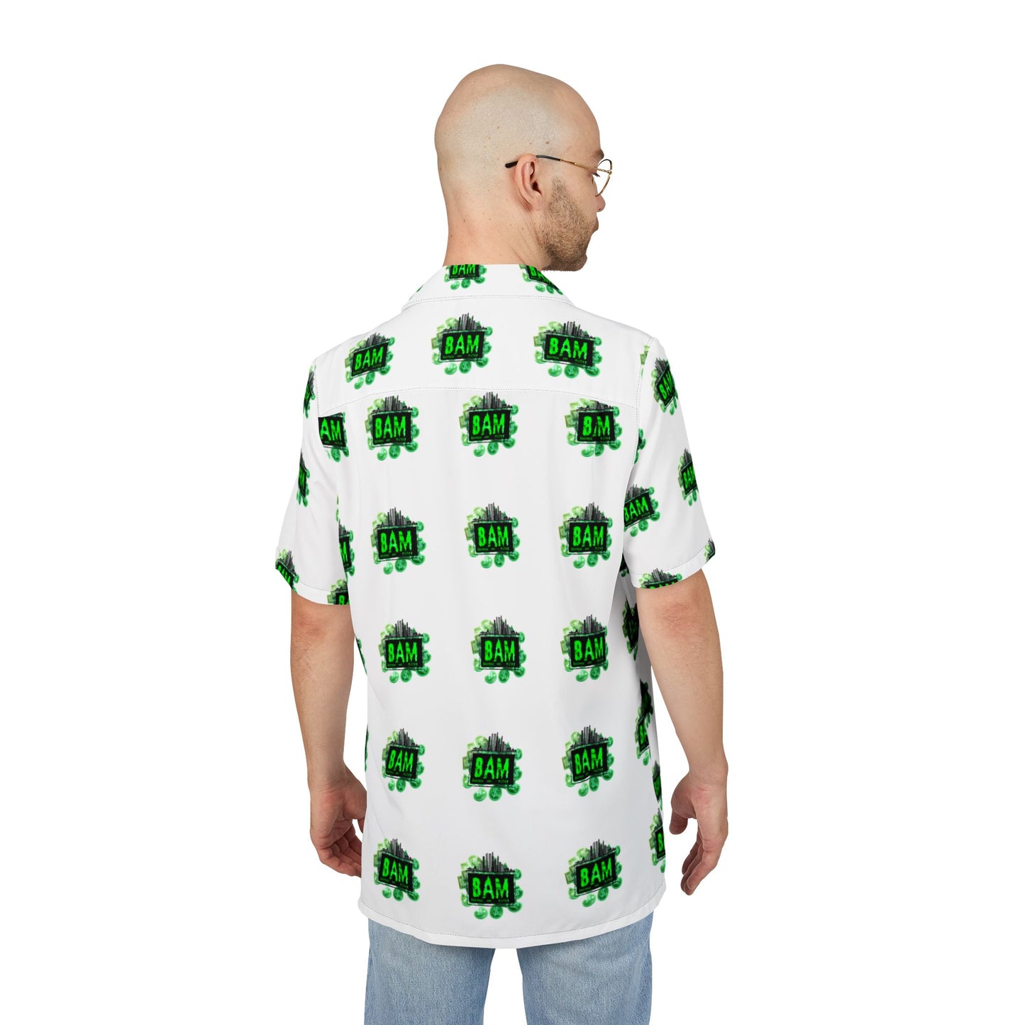 Unisex Hawaiian Button-Down Shirt (AOP) - Tropical Vibes, Casual Summer Wear, Beach Parties, Vacation Outfits, Gift for Him/Her