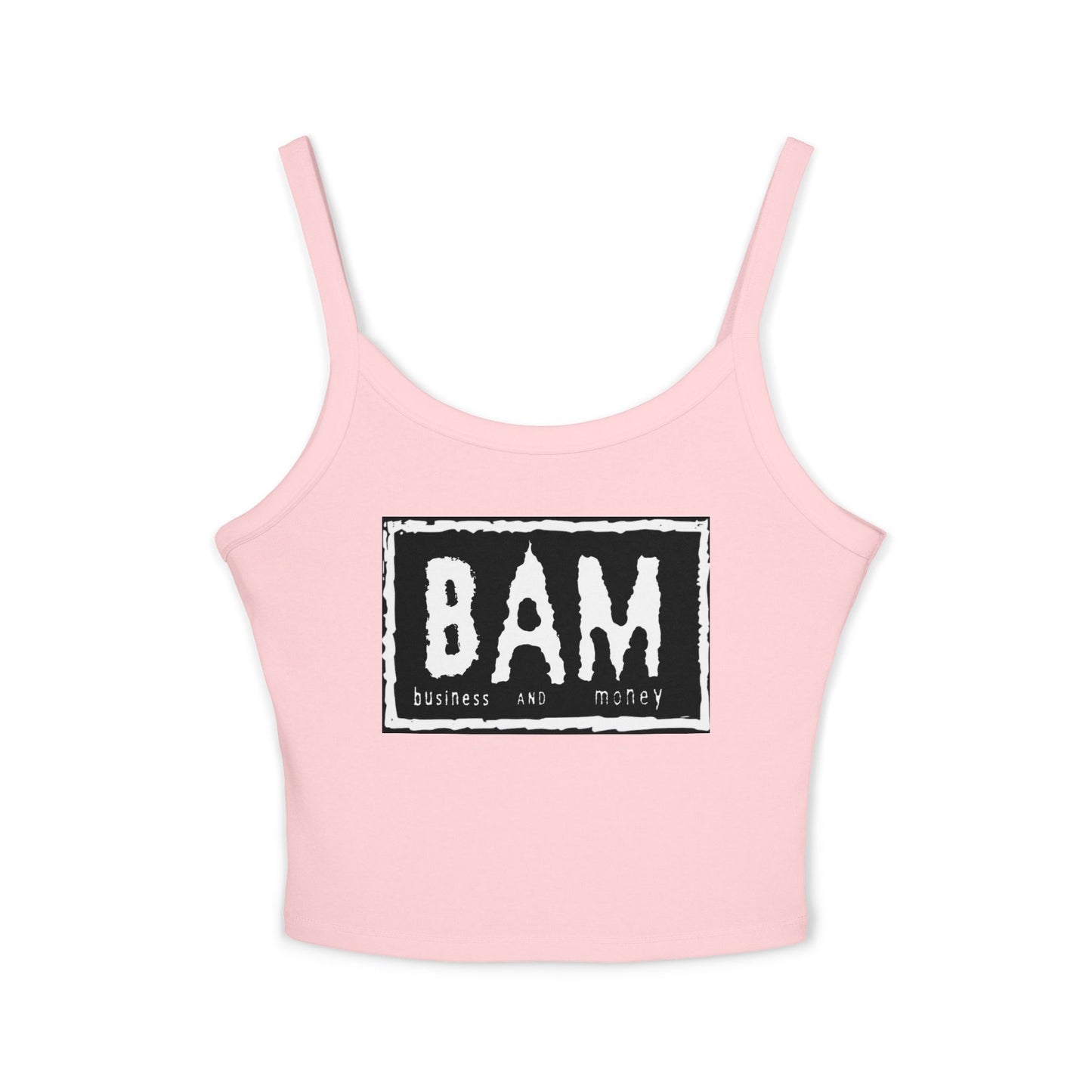 BAM Women's Spaghetti Strap Tank Top, Casual Summer Wear, Workout Top, Beach Outfit, Festival Apparel, Gift for Her