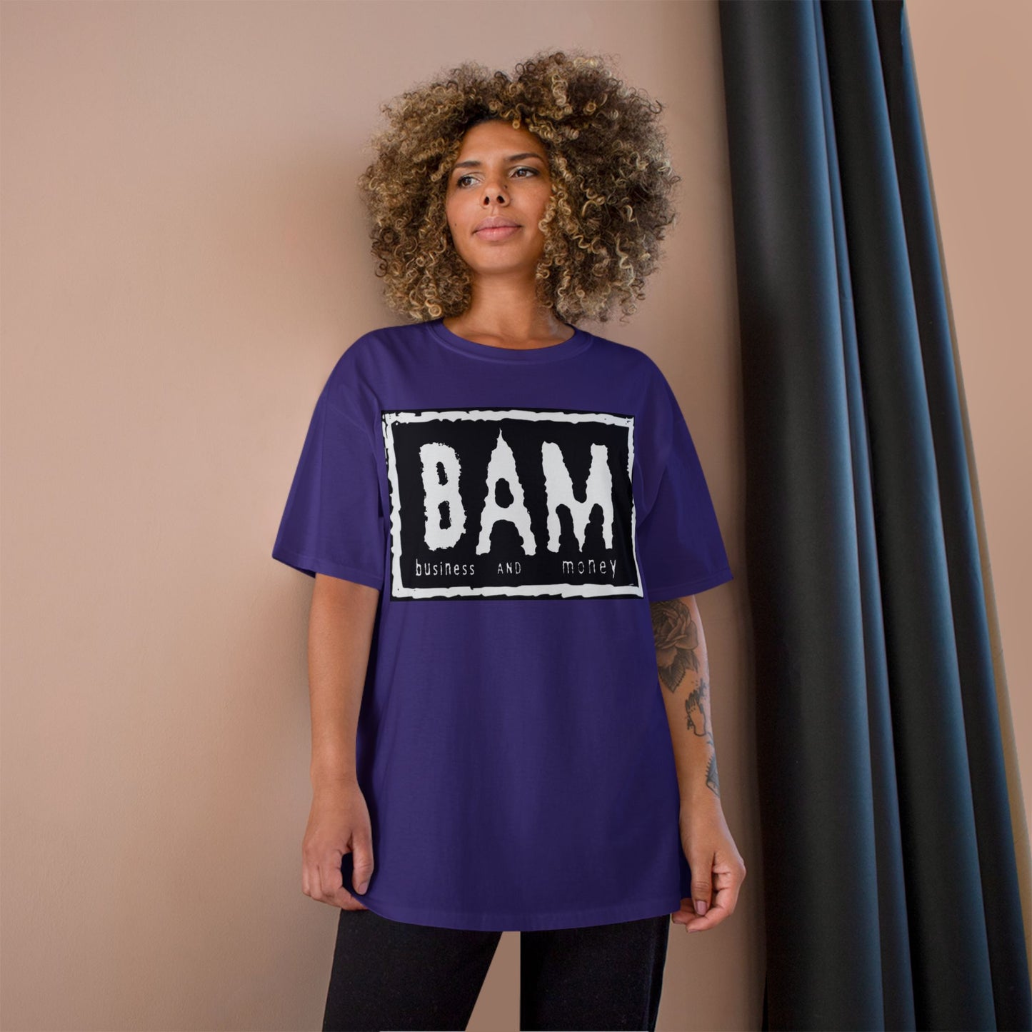 BAM Business and Money Champion T-Shirt, Casual Tee, Graphic Shirt, Entrepreneur Gift, Statement Apparel