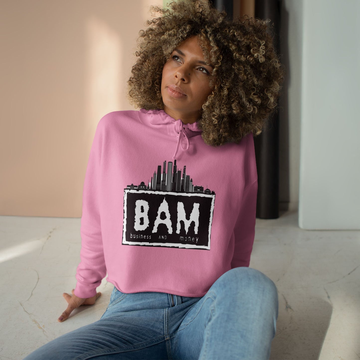 Urban Vibe Crop Hoodie | Street Style, Graphic Sweatshirt, Casual Wear for Teens, Trendy Crop Top, Gift for Music Lovers