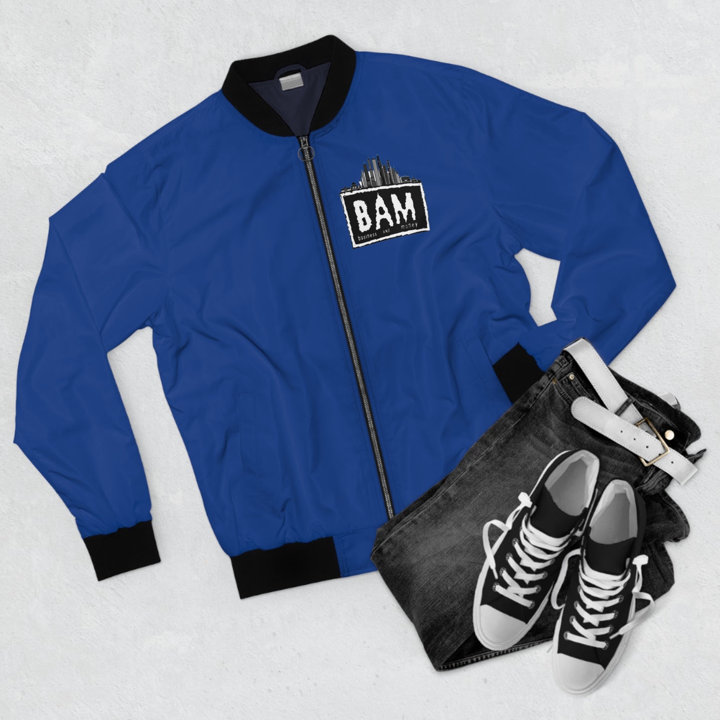 Copy of BAM Bomber Jacket — Business And Money Urban Skyline Jacket