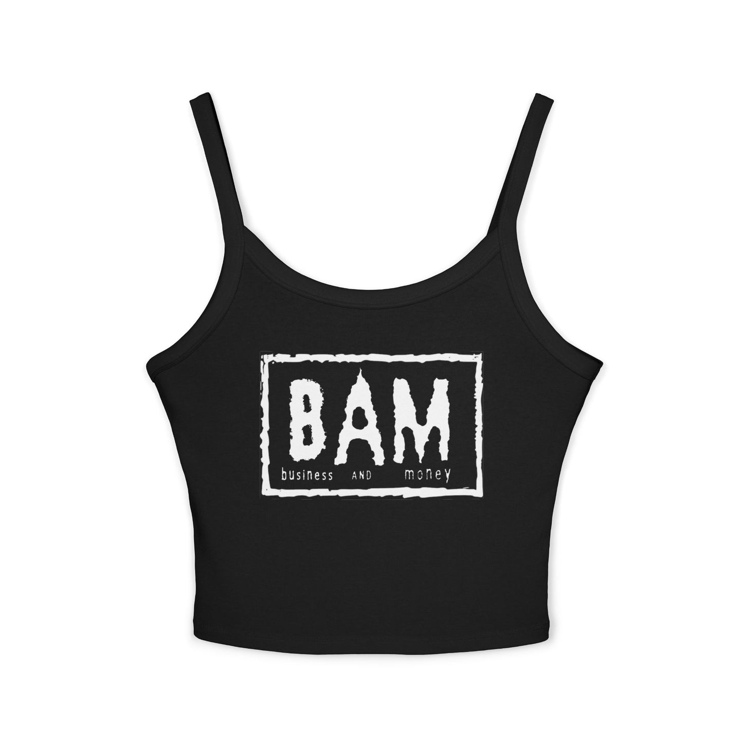 BAM Women's Spaghetti Strap Tank Top, Casual Summer Wear, Workout Top, Beach Outfit, Festival Apparel, Gift for Her