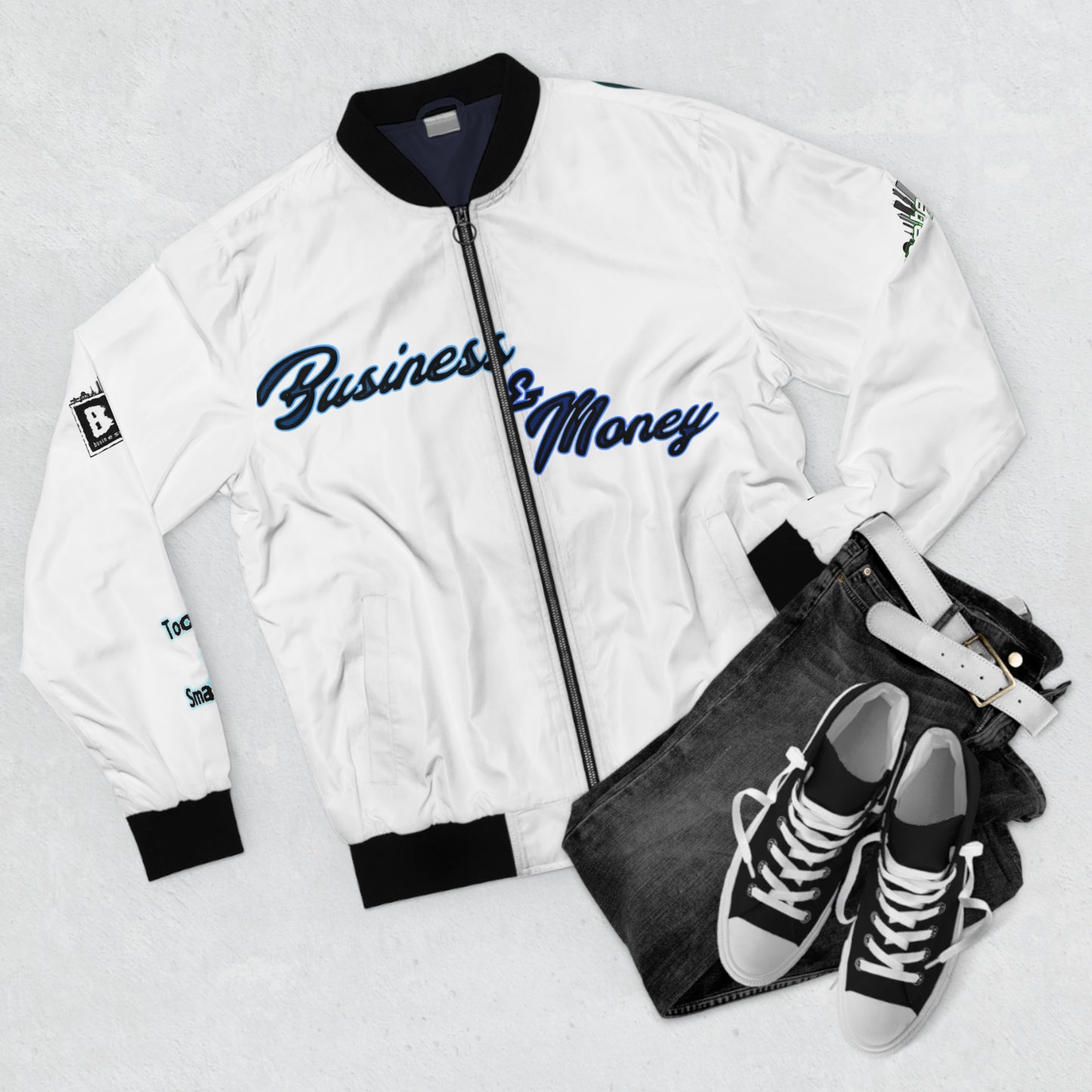 Bam Bomber Jacket — Business And Money Urban Skyline Jacket
