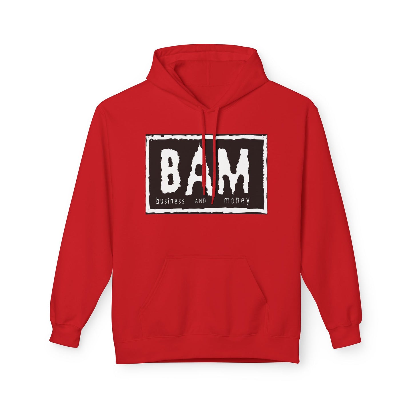 BAM Graphic Fleece Hoodie, Unisex Cozy Sweatshirt, Perfect Gift for Friends, Casual Streetwear, Ideal for Celebrations, Relaxed Style