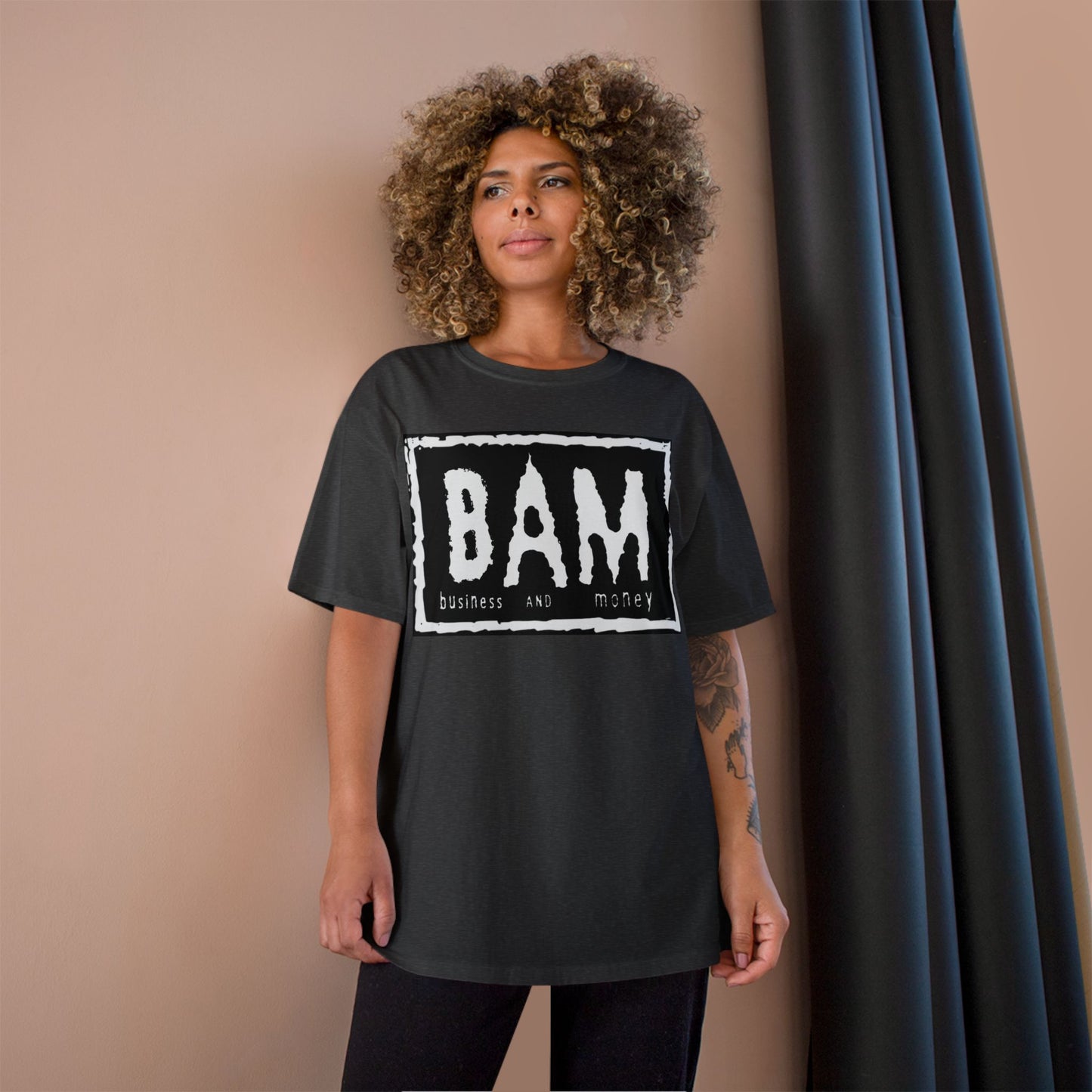 BAM Business and Money Champion T-Shirt, Casual Tee, Graphic Shirt, Entrepreneur Gift, Statement Apparel