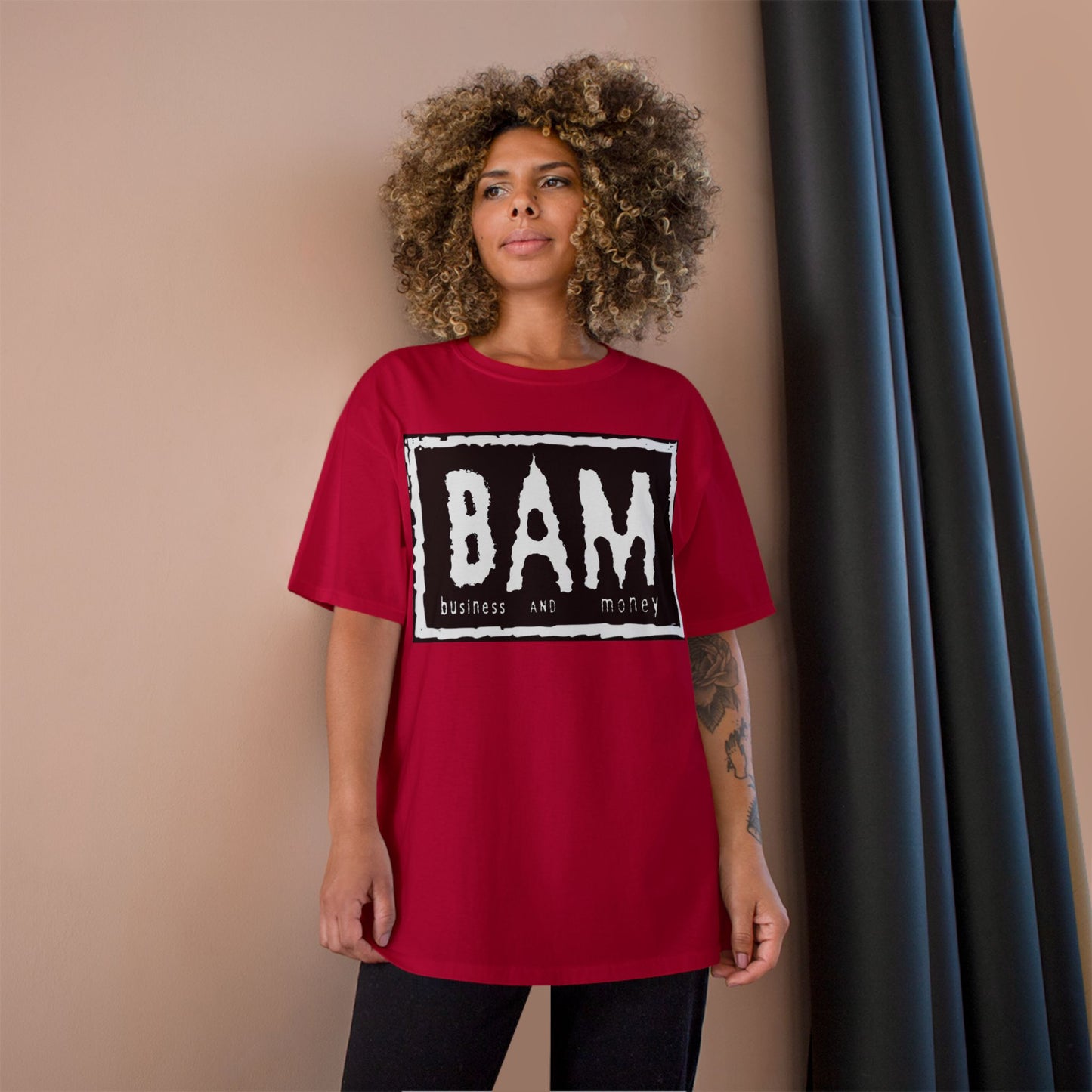 BAM Business and Money Champion T-Shirt, Casual Tee, Graphic Shirt, Entrepreneur Gift, Statement Apparel