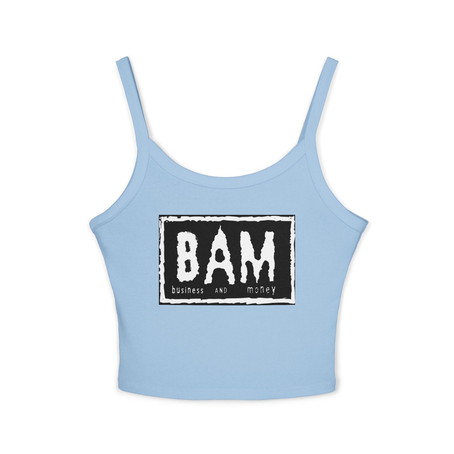 BAM Women's Spaghetti Strap Tank Top, Casual Summer Wear, Workout Top, Beach Outfit, Festival Apparel, Gift for Her