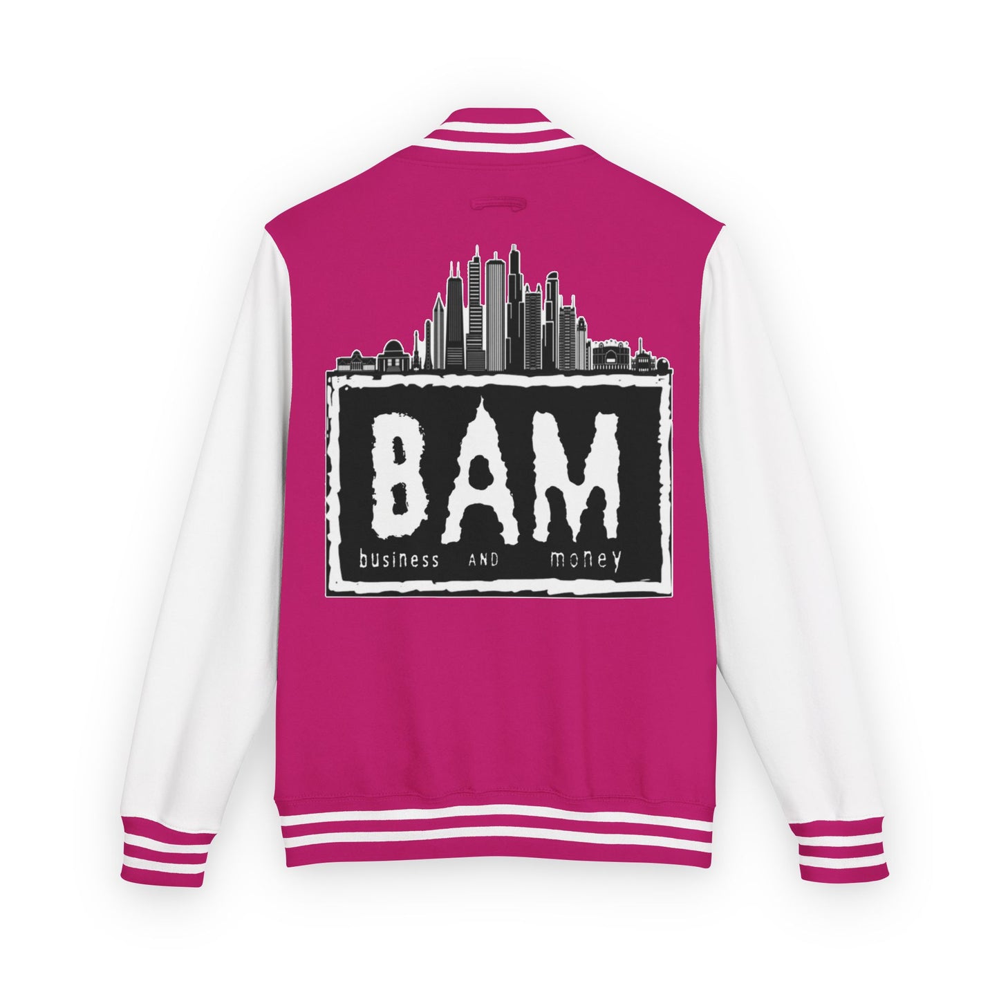 Stylish Unisex Heavyweight Letterman Jacket with BAM Design for Cozy Casual Wear, Perfect for Sports Fans, Gifts, College Events, [...]