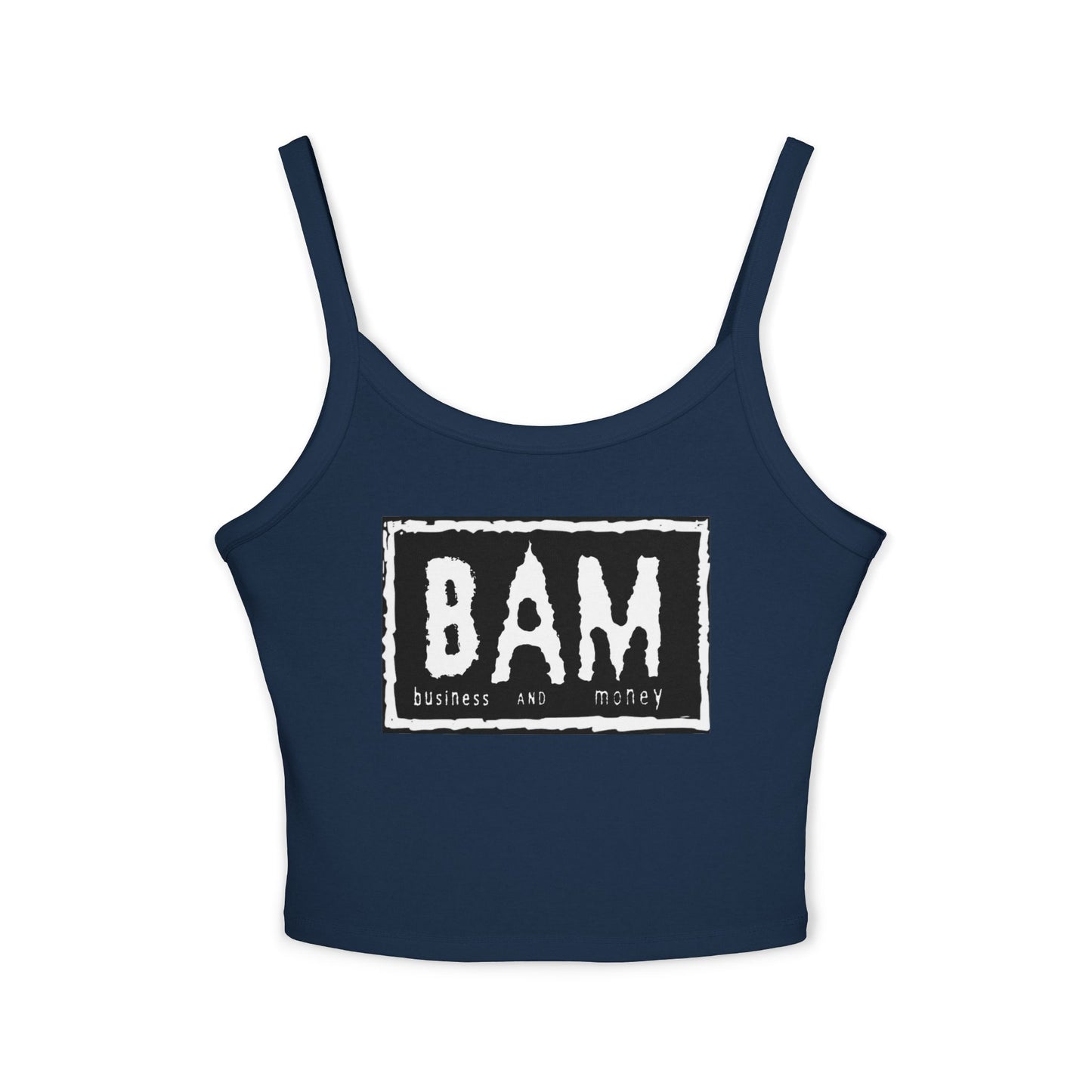 BAM Women's Spaghetti Strap Tank Top, Casual Summer Wear, Workout Top, Beach Outfit, Festival Apparel, Gift for Her