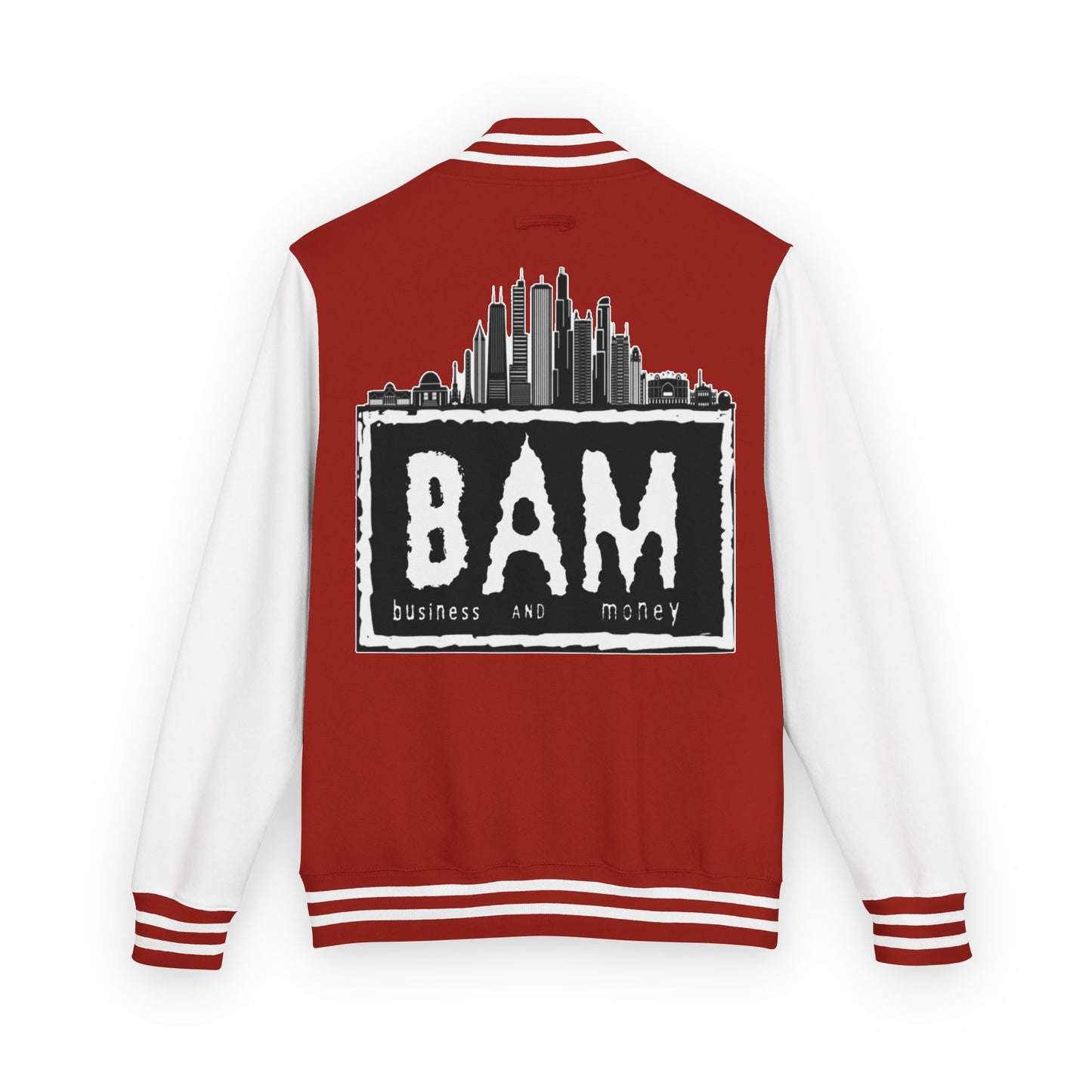 Stylish Unisex Heavyweight Letterman Jacket with BAM Design for Cozy Casual Wear, Perfect for Sports Fans, Gifts, College Events, [...]