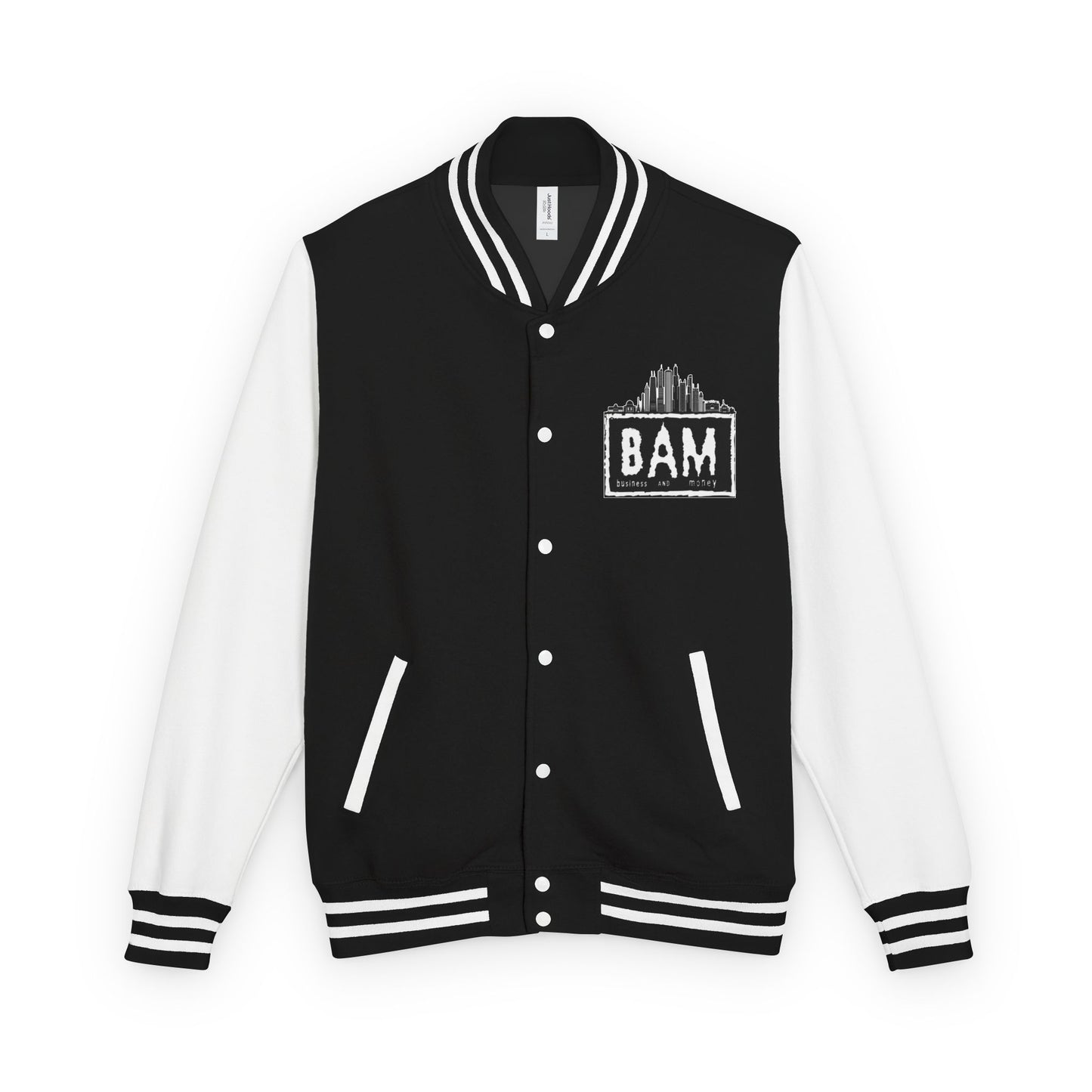 Stylish Unisex Heavyweight Letterman Jacket with BAM Design for Cozy Casual Wear, Perfect for Sports Fans, Gifts, College Events, [...]