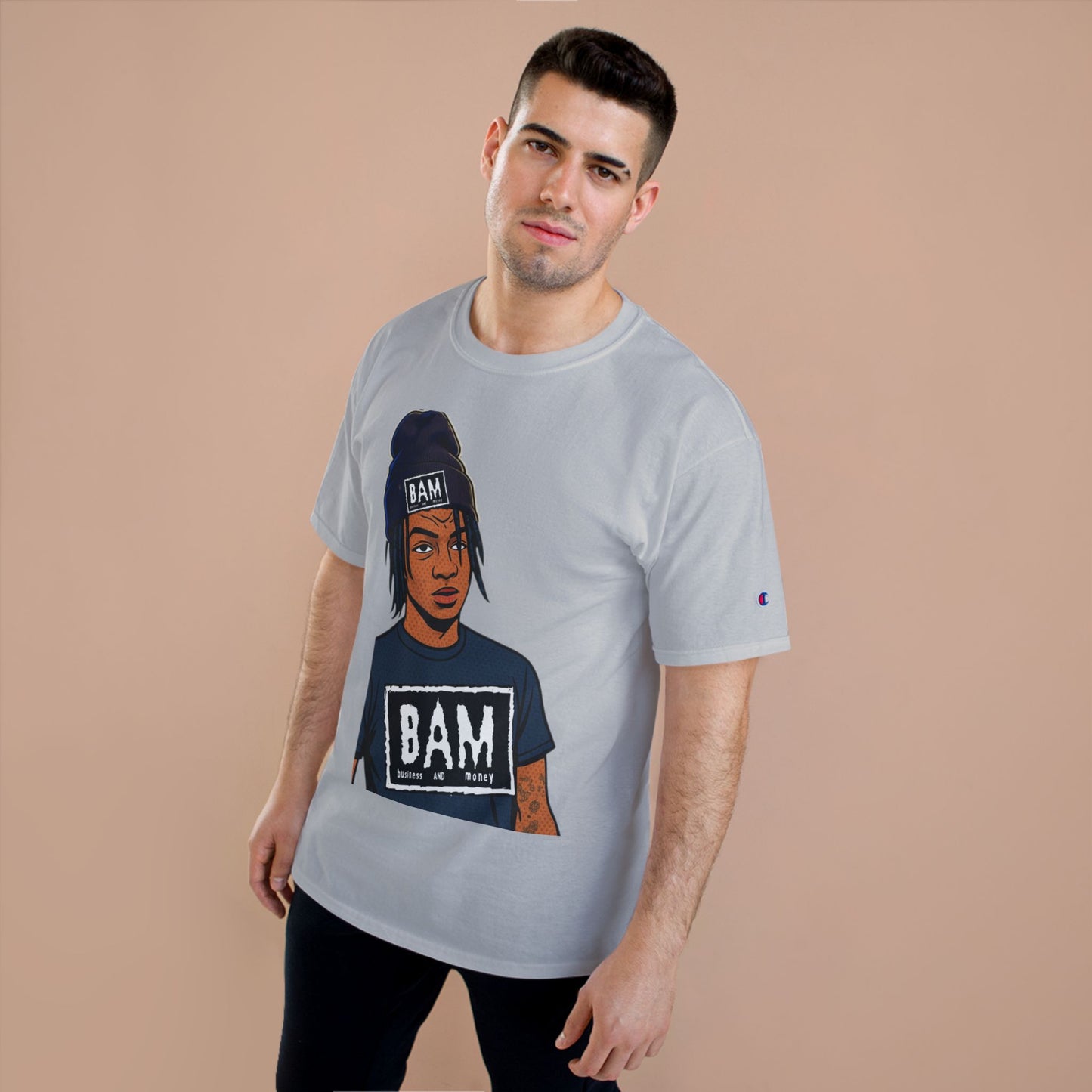 Champion Graphic Tee, Casual Streetwear Shirt, Unisex T-Shirt, Gift for Him/Her, Summer Fashion Must-Have, Fun Graphic Top