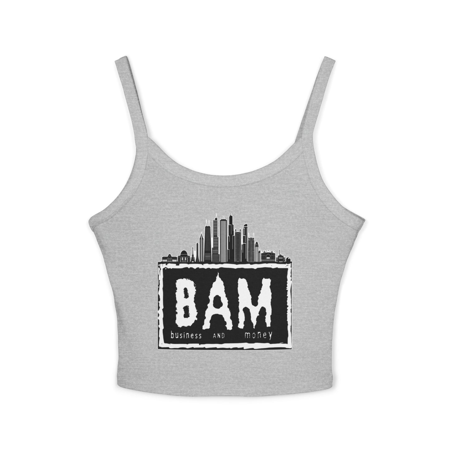 BAM Women's Spaghetti Strap Tank Top, Casual Summer Wear, Workout Top, Beach Outfit, Festival Apparel, Gift for Her