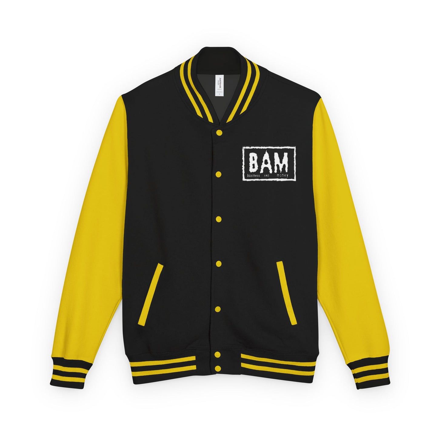 Stylish Unisex Heavyweight Letterman Jacket with BAM Design for Cozy Casual Wear, Perfect for Sports Fans, Gifts, College Events, [...]