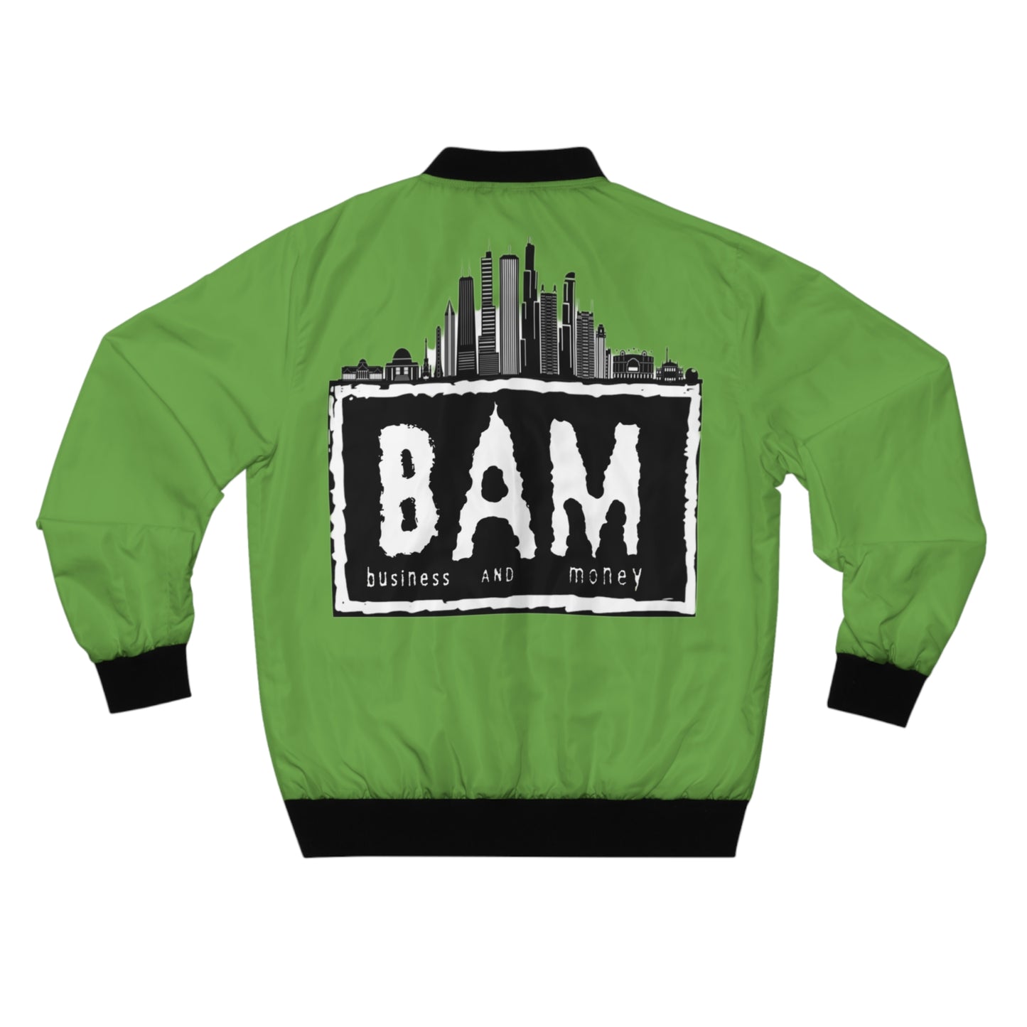 Copy of Copy of BAM Bomber Jacket — Business And Money Urban Skyline Jacket