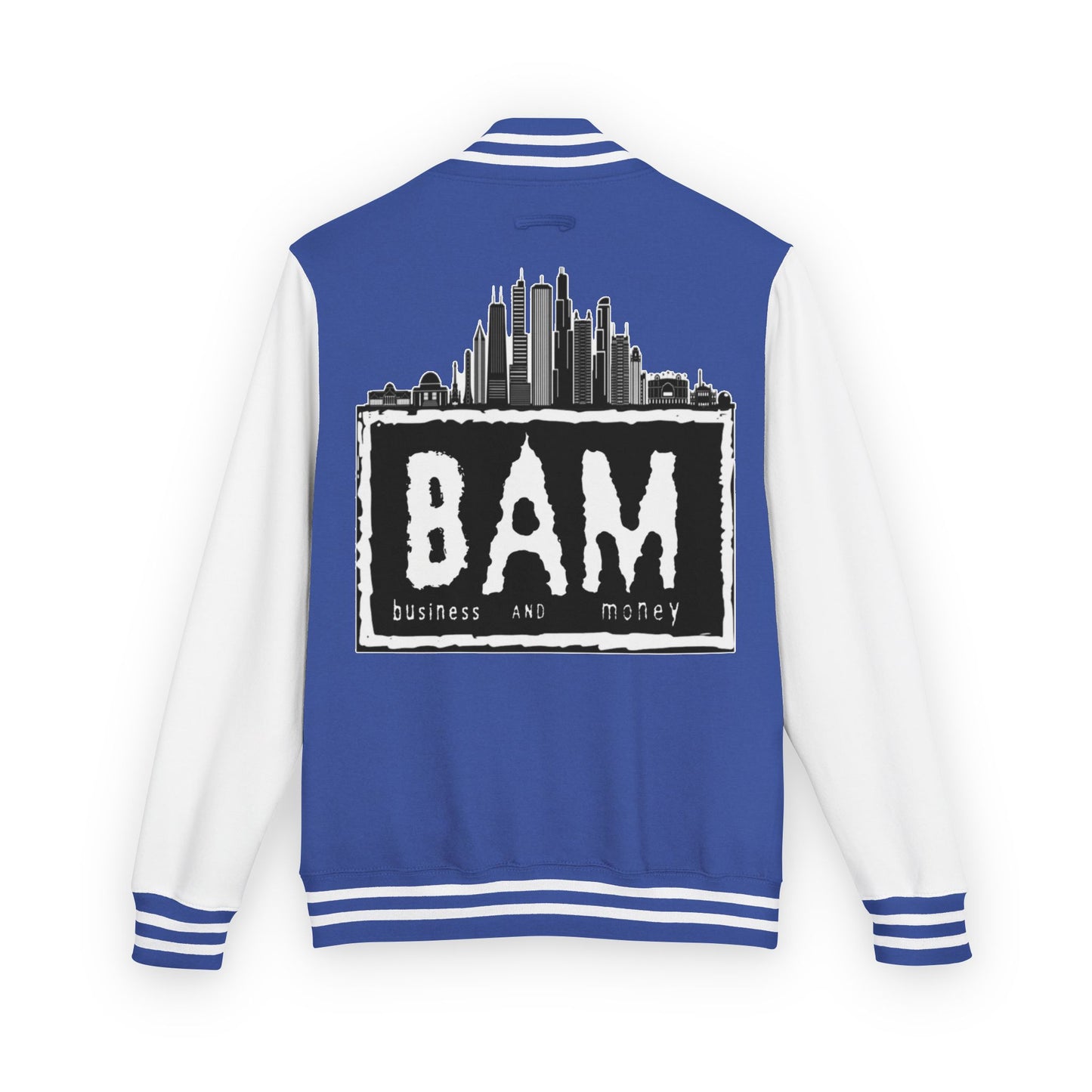 Stylish Unisex Heavyweight Letterman Jacket with BAM Design for Cozy Casual Wear, Perfect for Sports Fans, Gifts, College Events, [...]