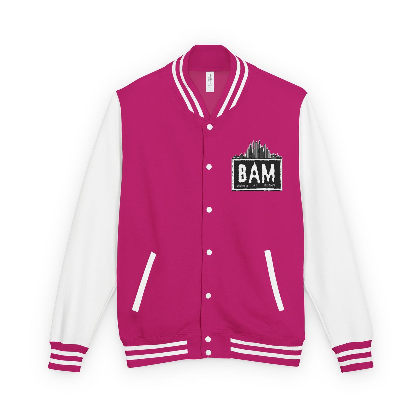 Stylish Unisex Heavyweight Letterman Jacket with BAM Design for Cozy Casual Wear, Perfect for Sports Fans, Gifts, College Events, [...]