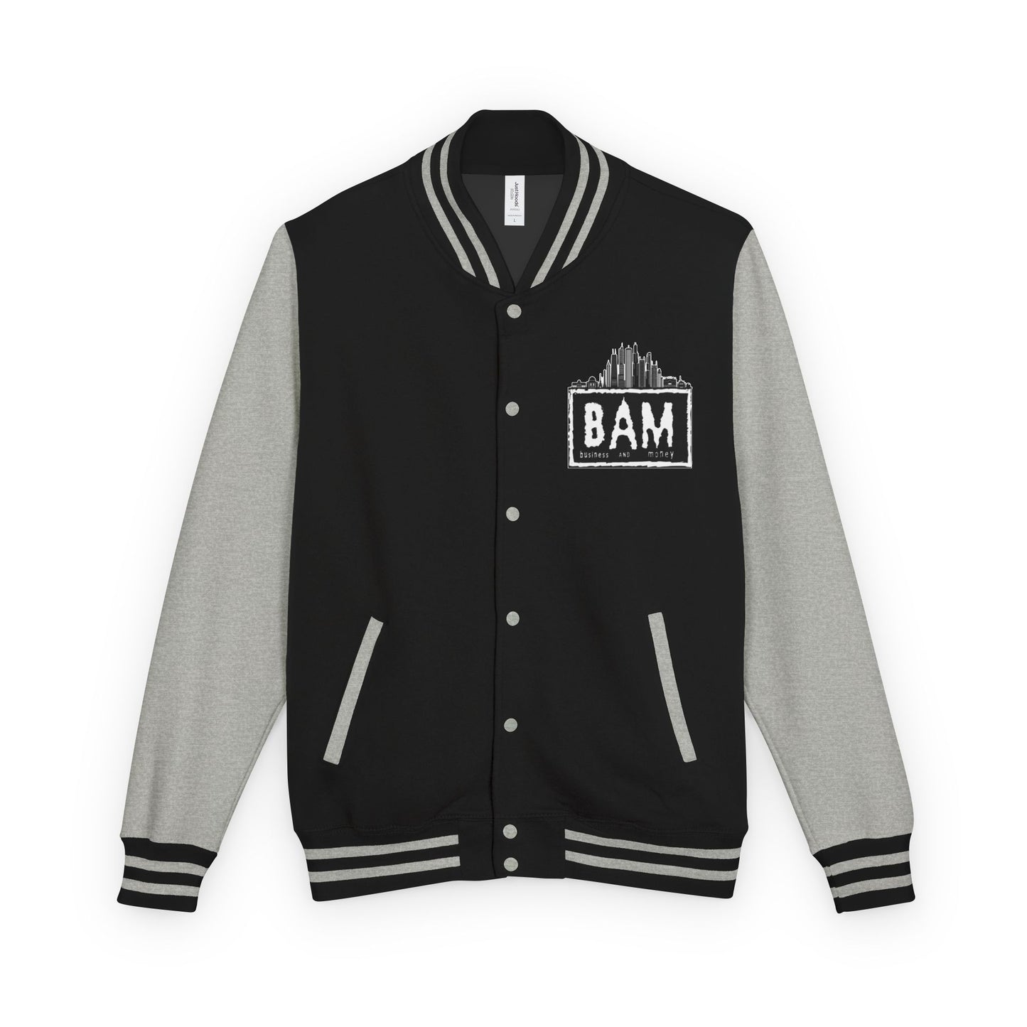 Stylish Unisex Heavyweight Letterman Jacket with BAM Design for Cozy Casual Wear, Perfect for Sports Fans, Gifts, College Events, [...]