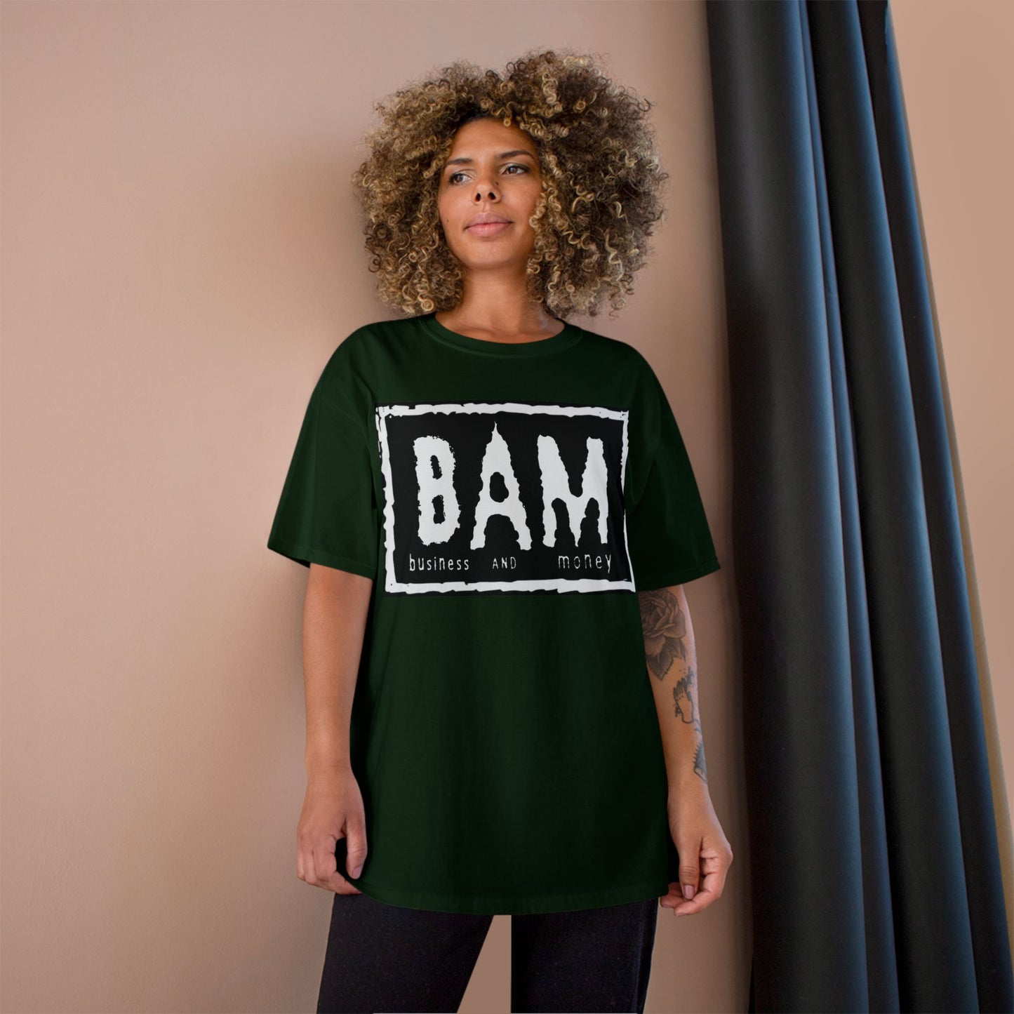 BAM Business and Money Champion T-Shirt, Casual Tee, Graphic Shirt, Entrepreneur Gift, Statement Apparel