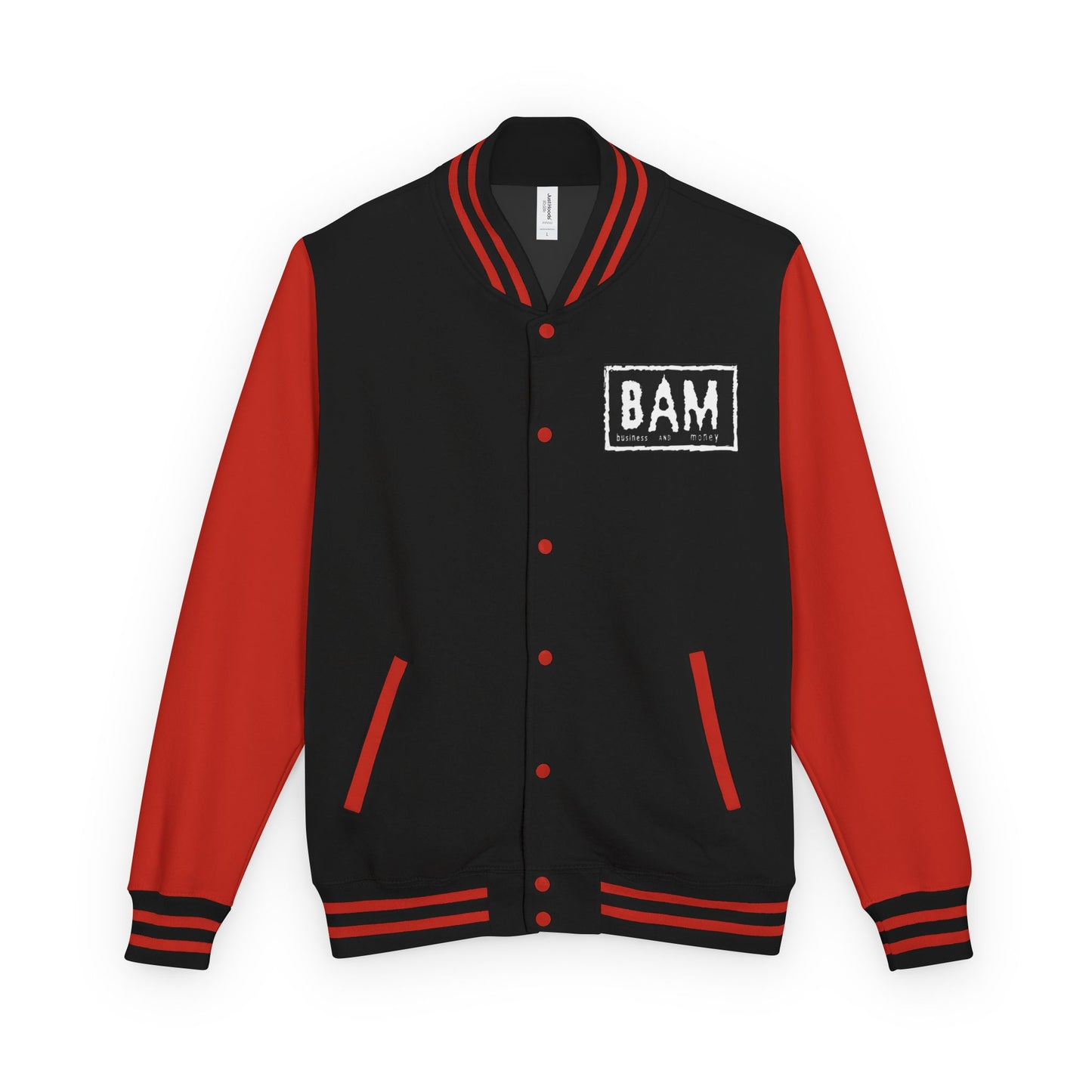 Stylish Unisex Heavyweight Letterman Jacket with BAM Design for Cozy Casual Wear, Perfect for Sports Fans, Gifts, College Events, [...]