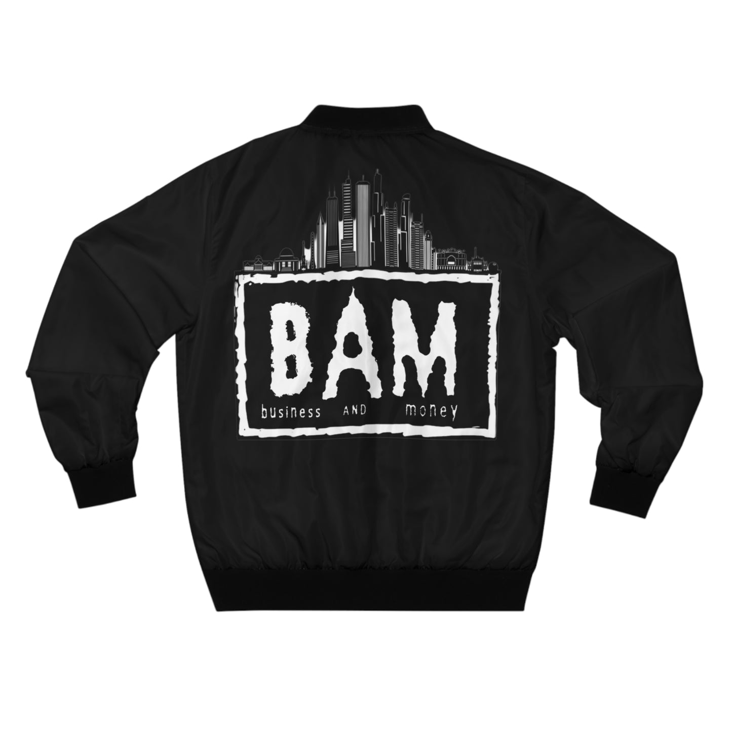 BAM Bomber Jacket — Business And Money Urban Skyline Jacket