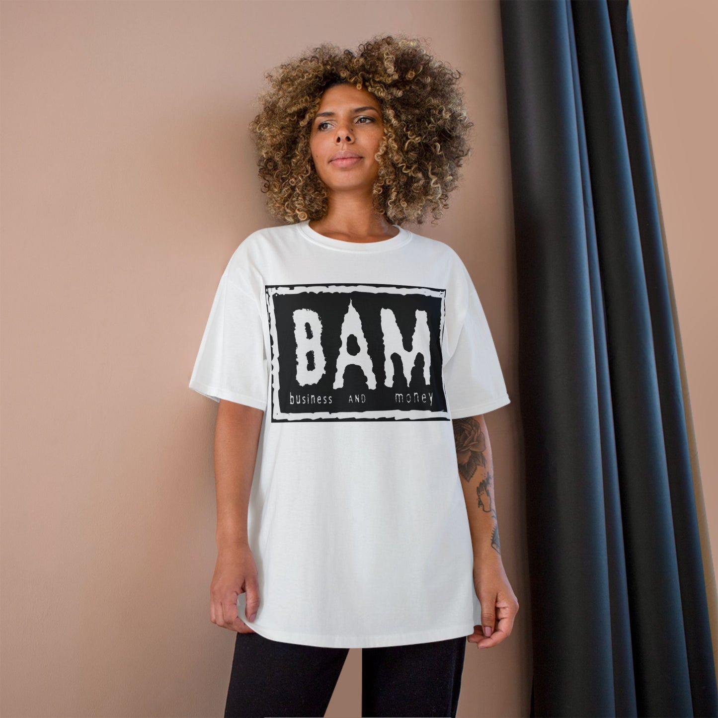 BAM Business and Money Champion T-Shirt, Casual Tee, Graphic Shirt, Entrepreneur Gift, Statement Apparel