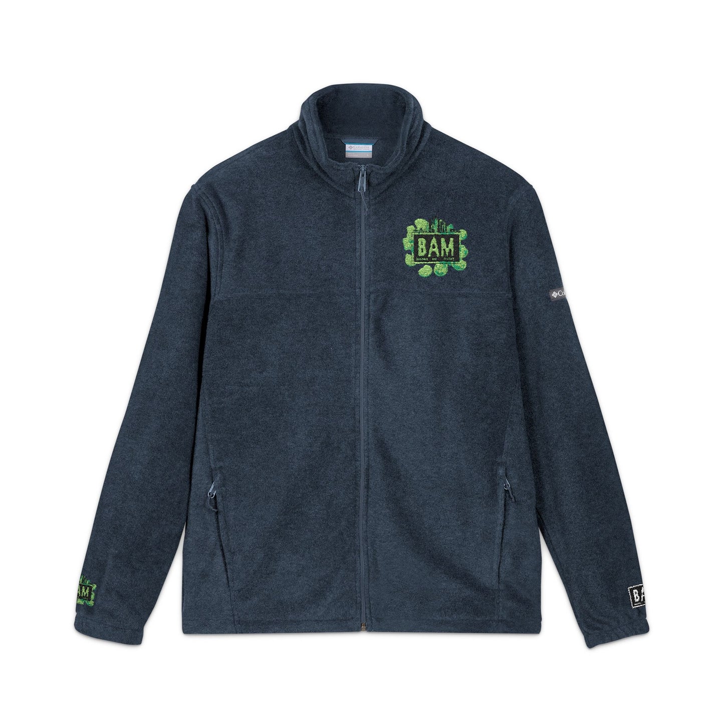 Cozy Unisex Fleece Jacket with 'BAM' Embroidery - Perfect for Adventurers!