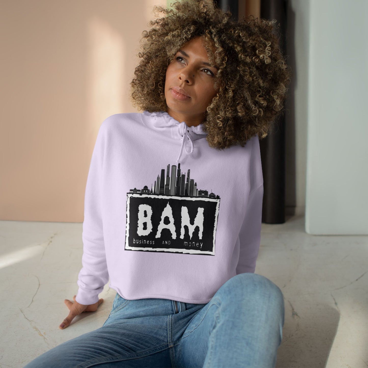 Urban Vibe Crop Hoodie | Street Style, Graphic Sweatshirt, Casual Wear for Teens, Trendy Crop Top, Gift for Music Lovers