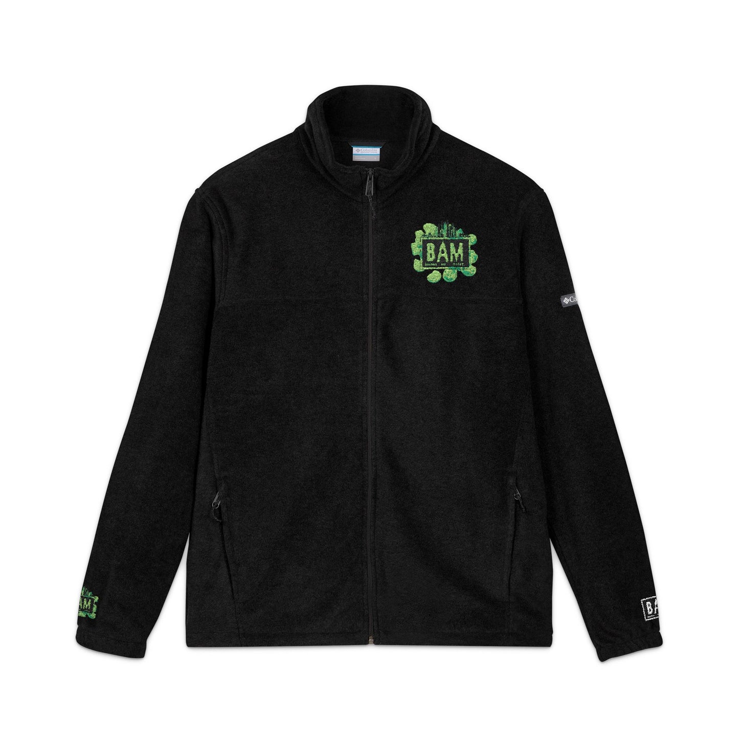 Cozy Unisex Fleece Jacket with 'BAM' Embroidery - Perfect for Adventurers!