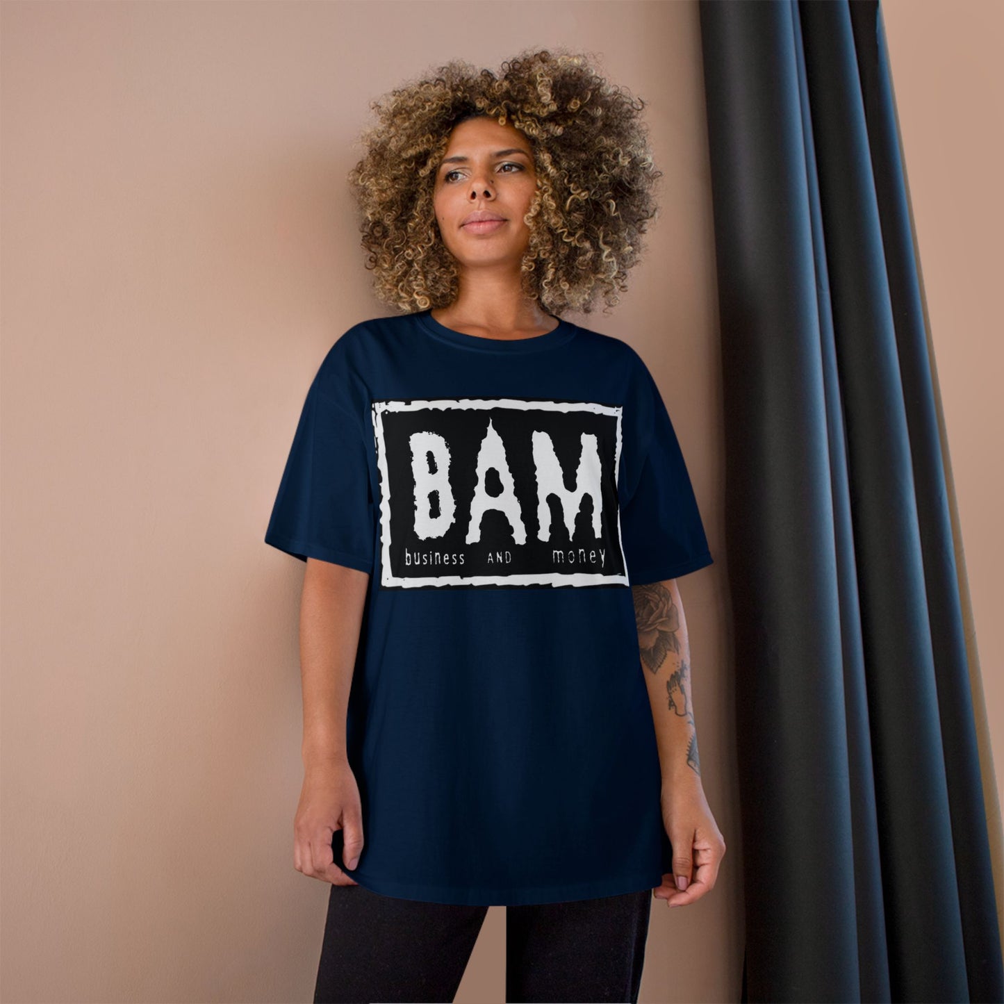 BAM Business and Money Champion T-Shirt, Casual Tee, Graphic Shirt, Entrepreneur Gift, Statement Apparel