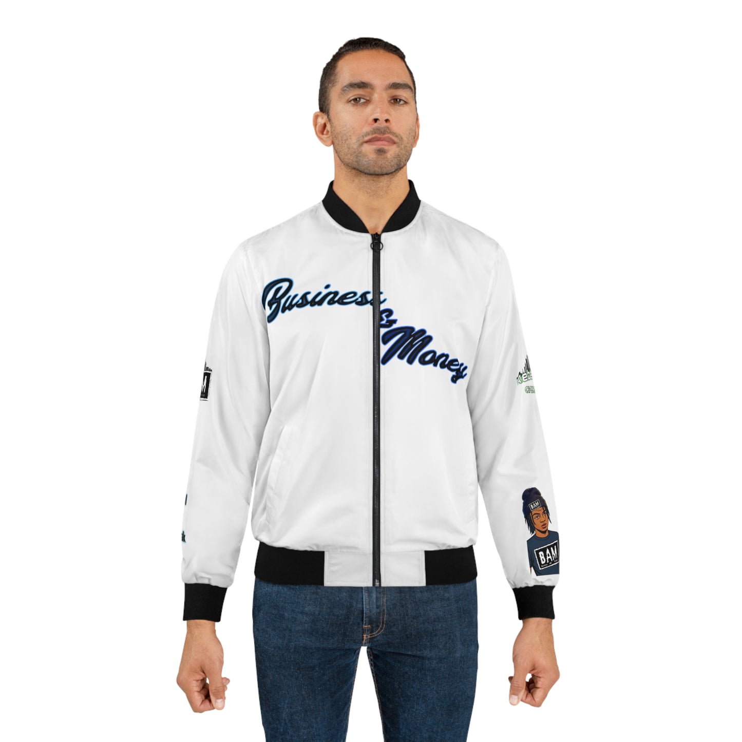 Bam Bomber Jacket — Business And Money Urban Skyline Jacket