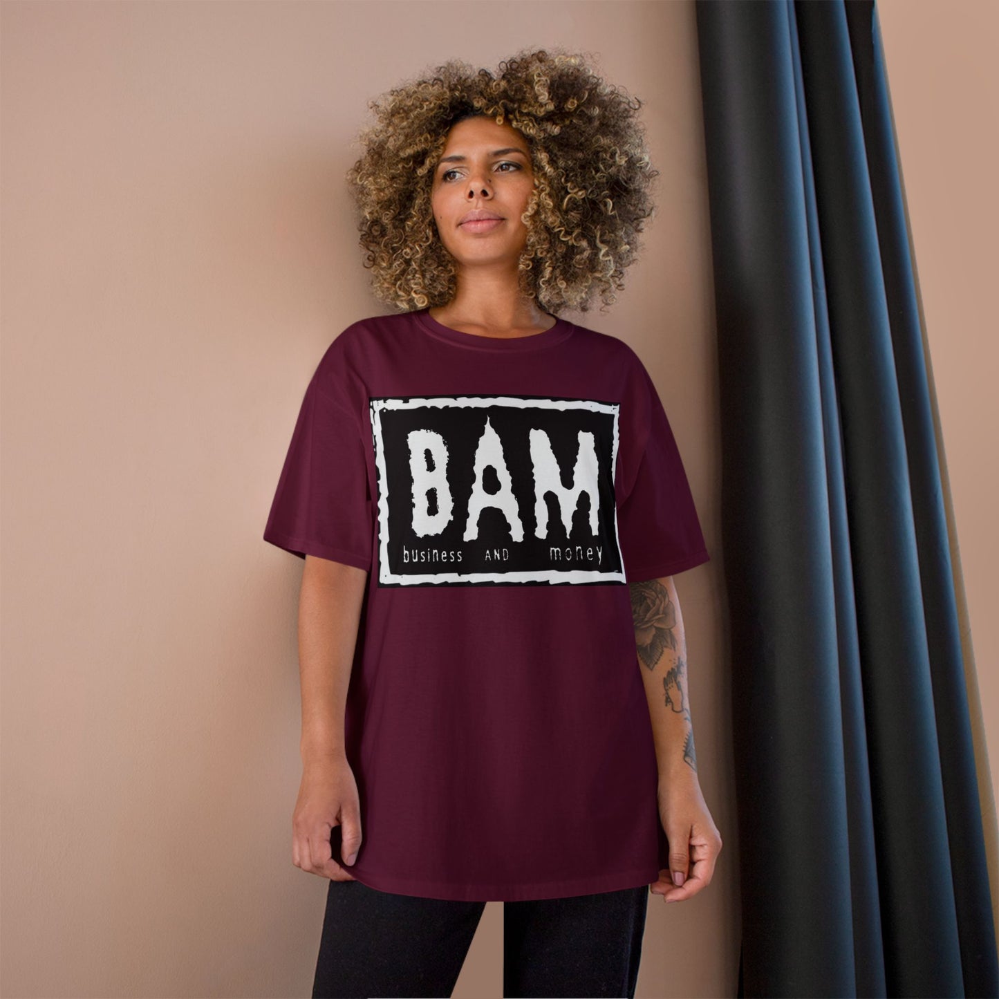 BAM Business and Money Champion T-Shirt, Casual Tee, Graphic Shirt, Entrepreneur Gift, Statement Apparel