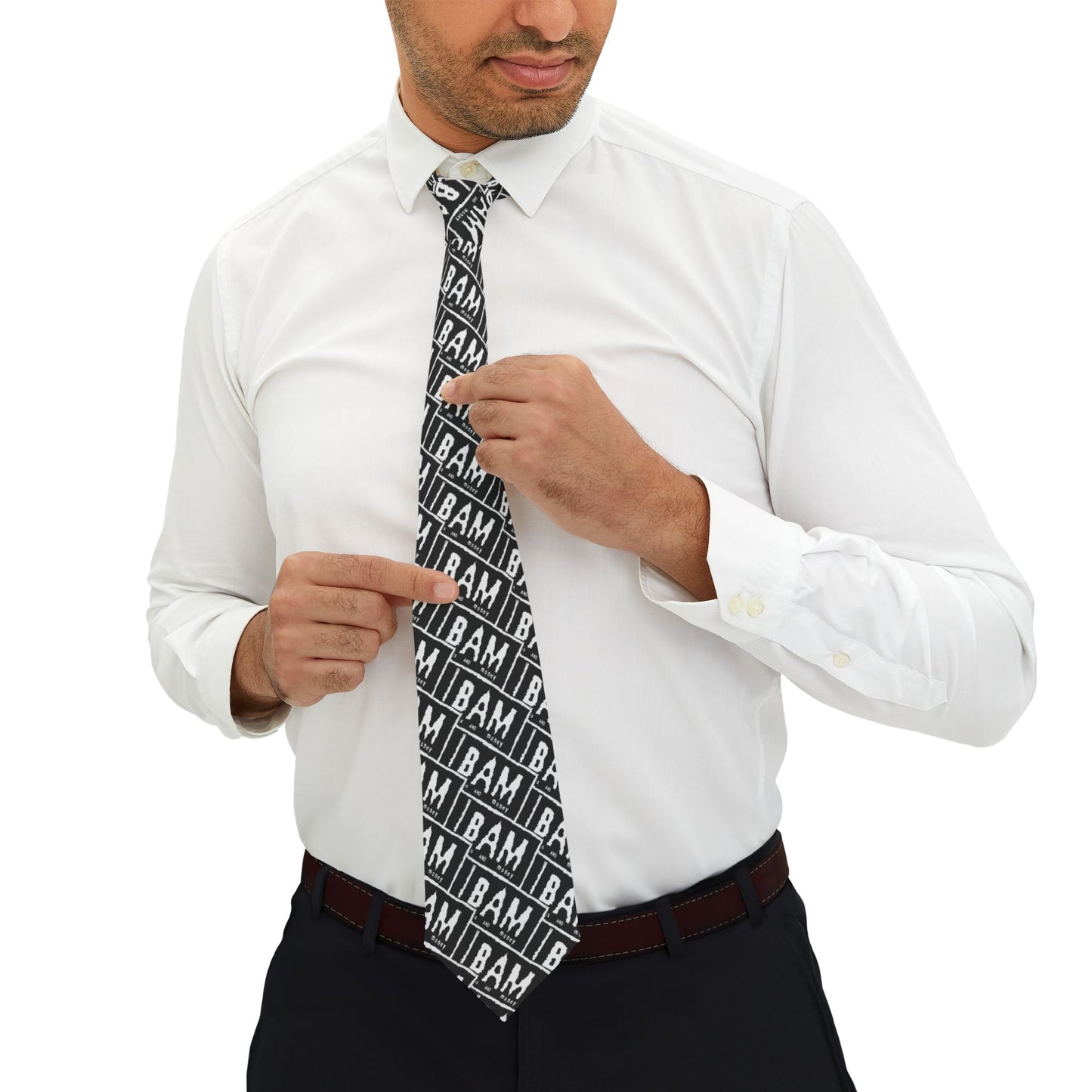 BAM Pattern Necktie for Bold Statements