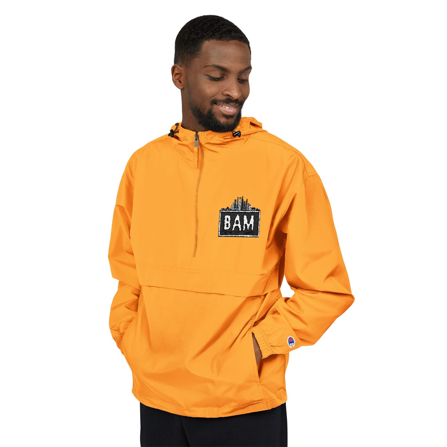 Champion Unisex Packable Anorak Jacket, Lightweight Rain Jacket, Casual Outdoor Wear, Perfect for Festivals, Travel, and Everyday Style