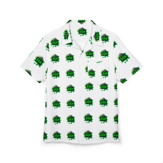 Unisex Hawaiian Button-Down Shirt (AOP) - Tropical Vibes, Casual Summer Wear, Beach Parties, Vacation Outfits, Gift for Him/Her