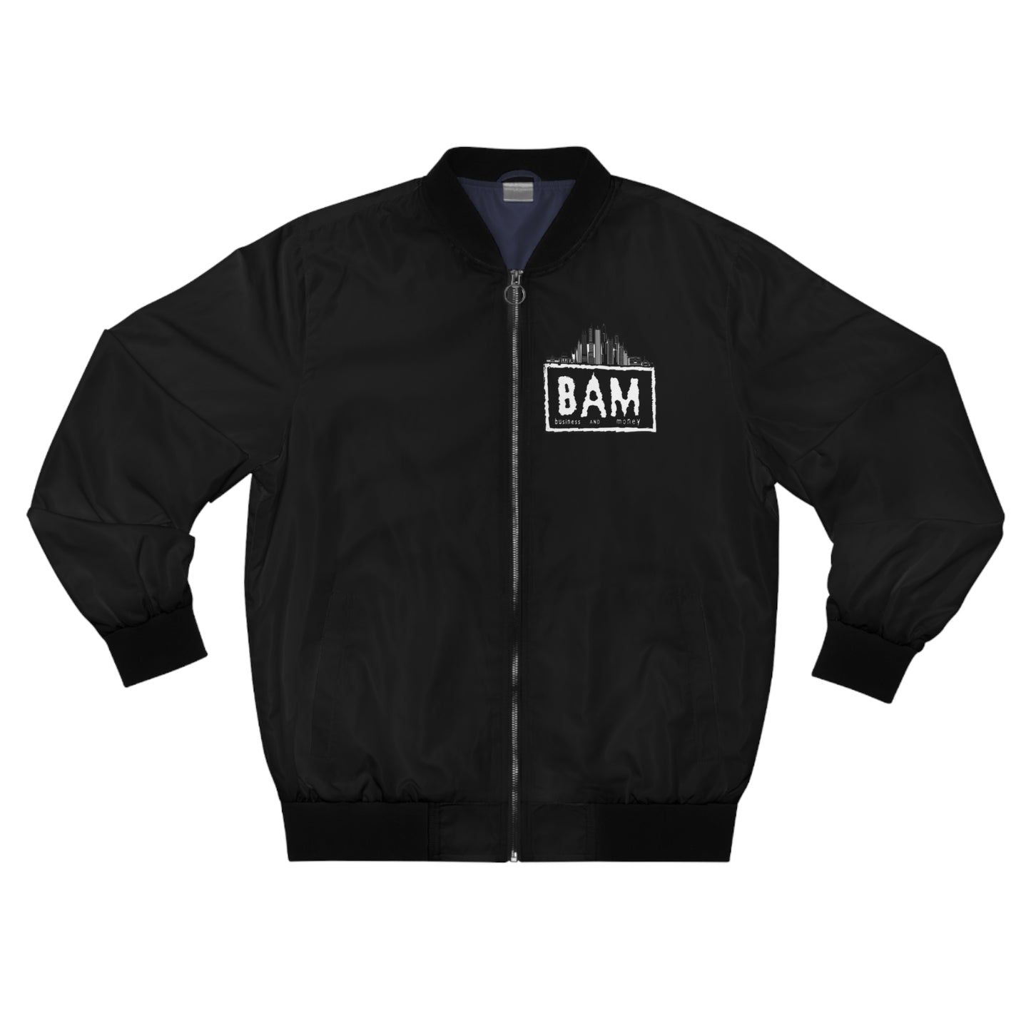 BAM Bomber Jacket — Business And Money Urban Skyline Jacket