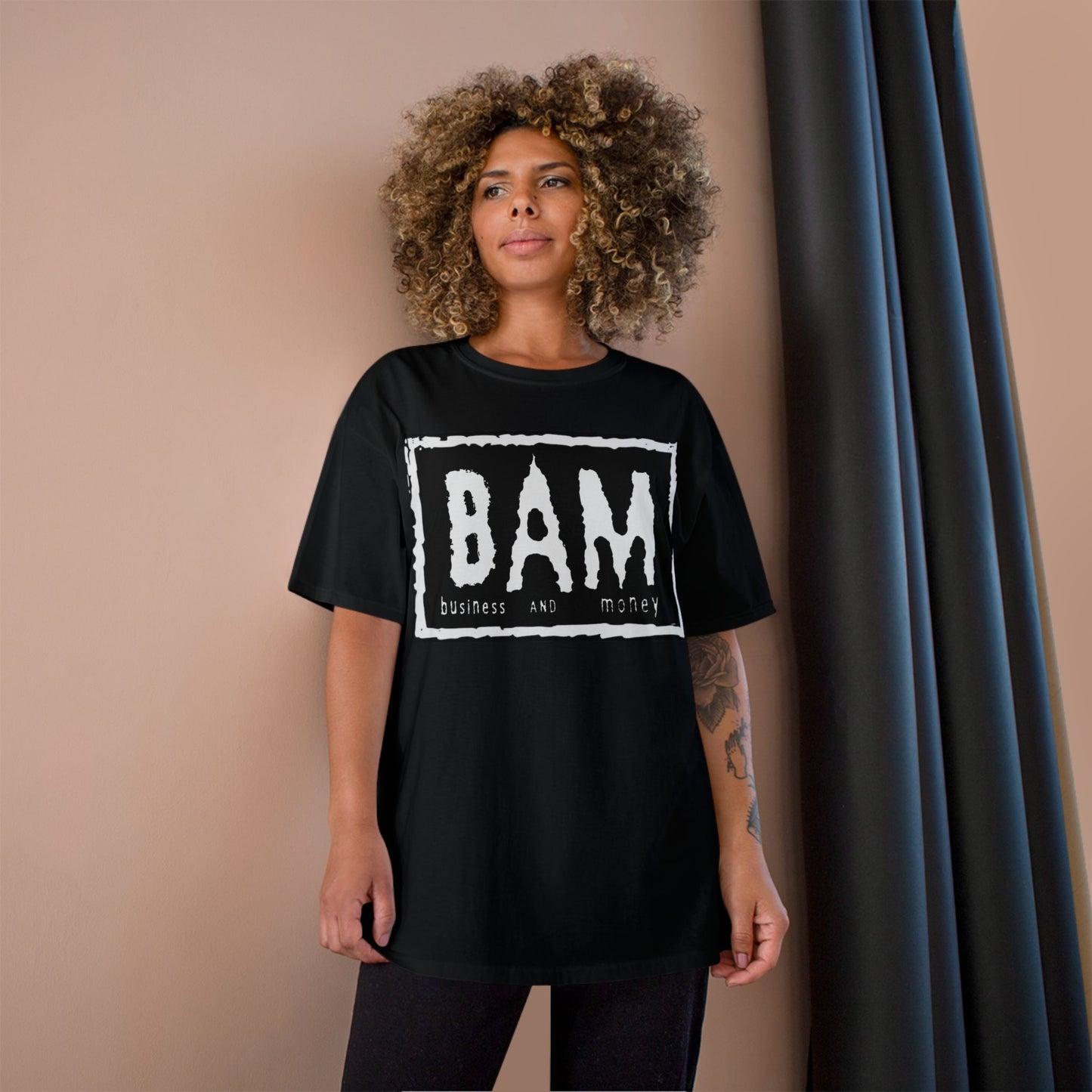 BAM Business and Money Champion T-Shirt, Casual Tee, Graphic Shirt, Entrepreneur Gift, Statement Apparel