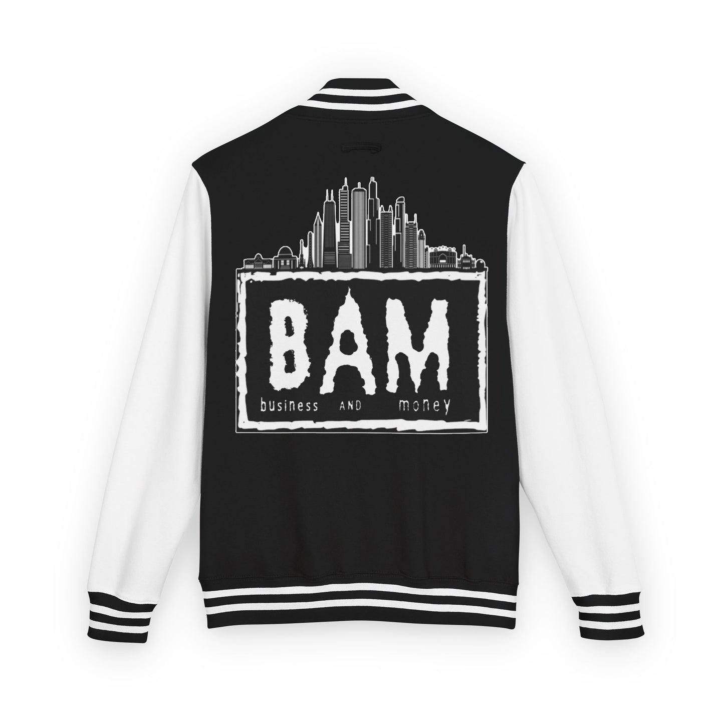 Stylish Unisex Heavyweight Letterman Jacket with BAM Design for Cozy Casual Wear, Perfect for Sports Fans, Gifts, College Events, [...]
