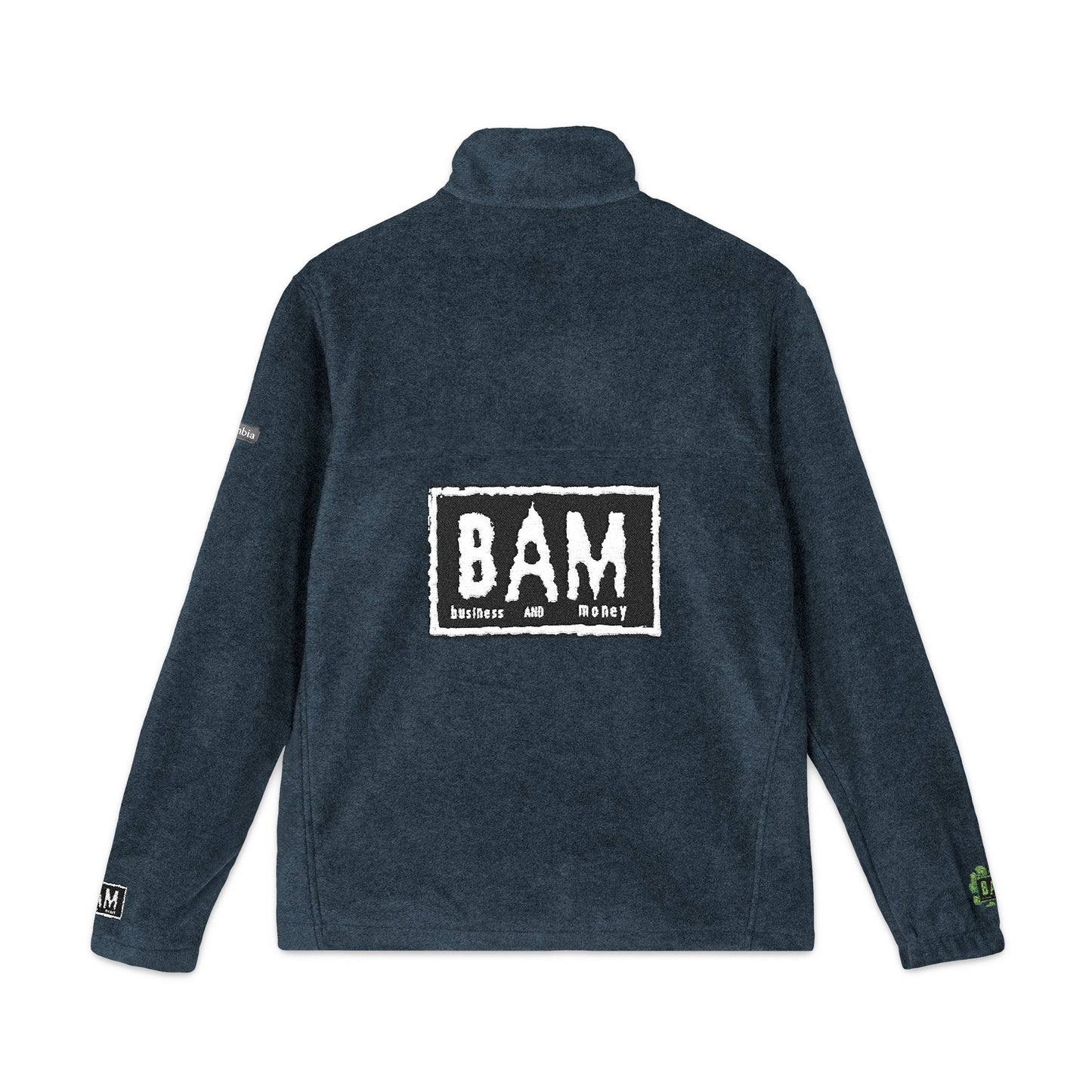 Cozy Unisex Fleece Jacket with 'BAM' Embroidery - Perfect for Adventurers!