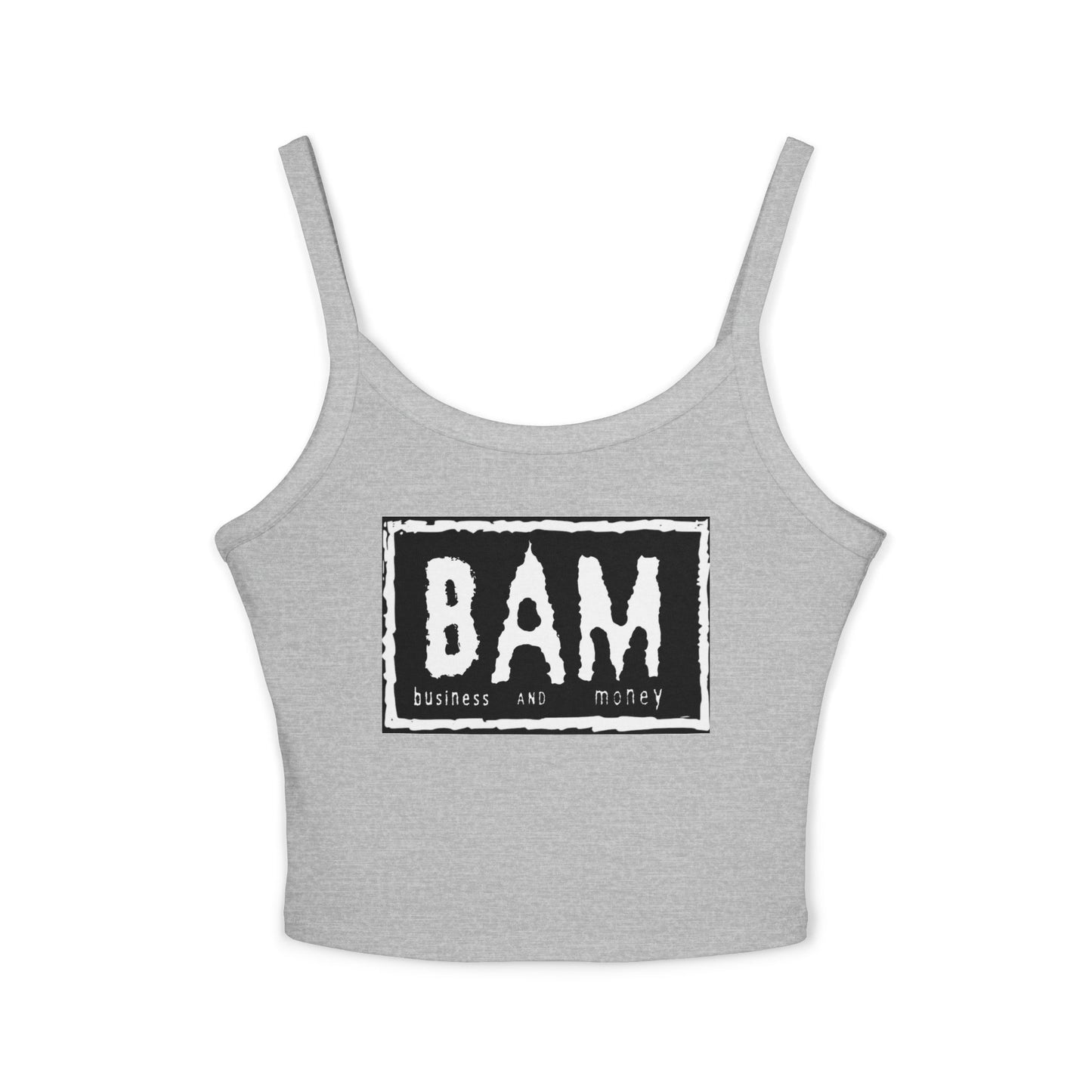 BAM Women's Spaghetti Strap Tank Top, Casual Summer Wear, Workout Top, Beach Outfit, Festival Apparel, Gift for Her
