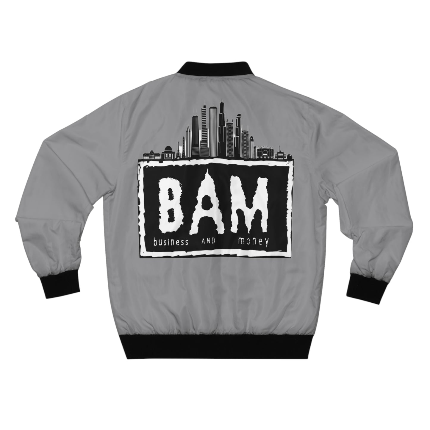 BAM Bomber Jacket — Business And Money Urban Skyline Jacket