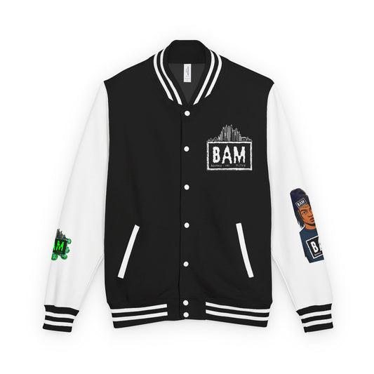 Stylish Unisex Heavyweight Letterman Jacket with BAM Design for Cozy Casual Wear, Perfect for Sports Fans, Gifts, College Events, [...]