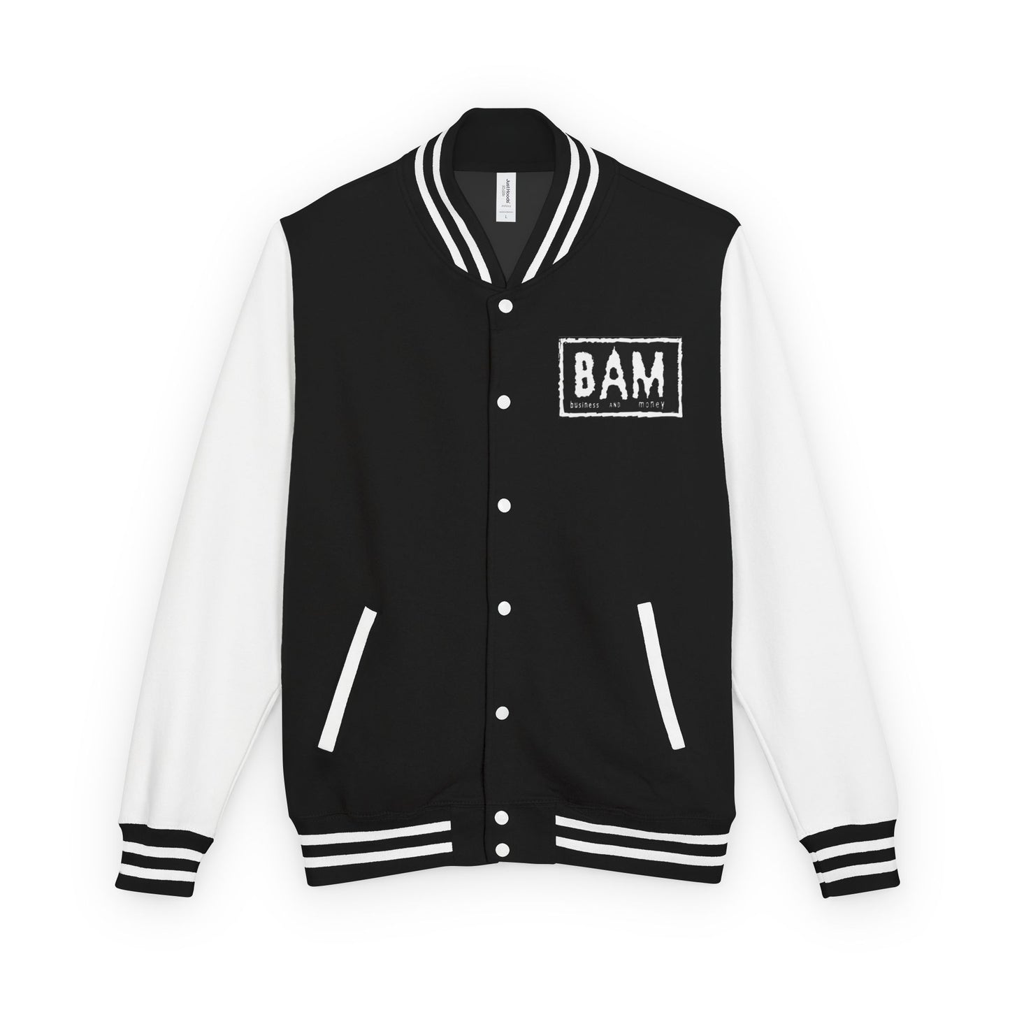 Stylish Unisex Heavyweight Letterman Jacket with BAM Design for Cozy Casual Wear, Perfect for Sports Fans, Gifts, College Events, [...]