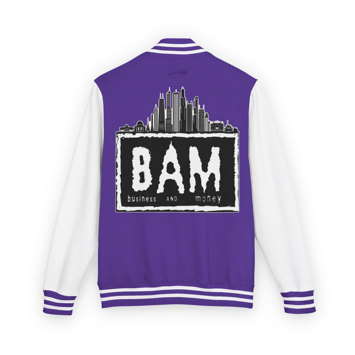 Stylish Unisex Heavyweight Letterman Jacket with BAM Design for Cozy Casual Wear, Perfect for Sports Fans, Gifts, College Events, [...]