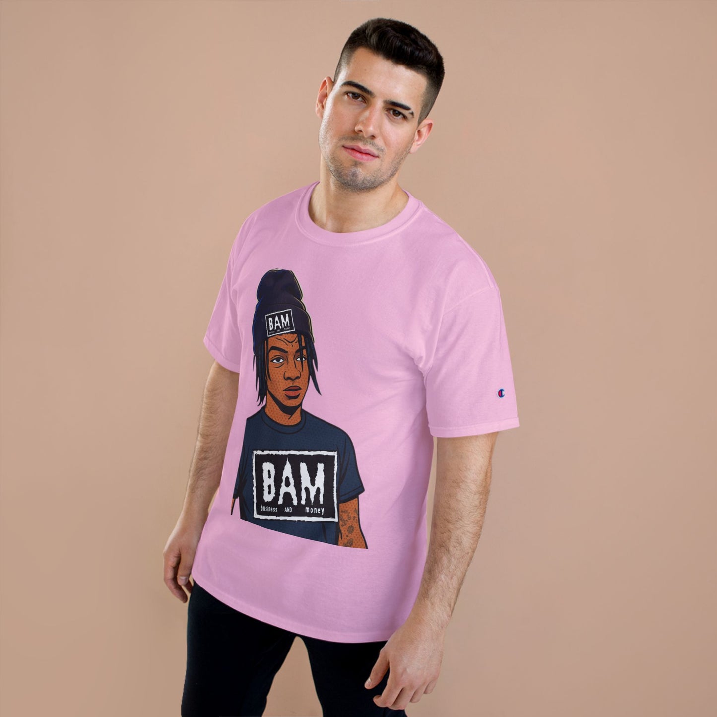 Champion Graphic Tee, Casual Streetwear Shirt, Unisex T-Shirt, Gift for Him/Her, Summer Fashion Must-Have, Fun Graphic Top