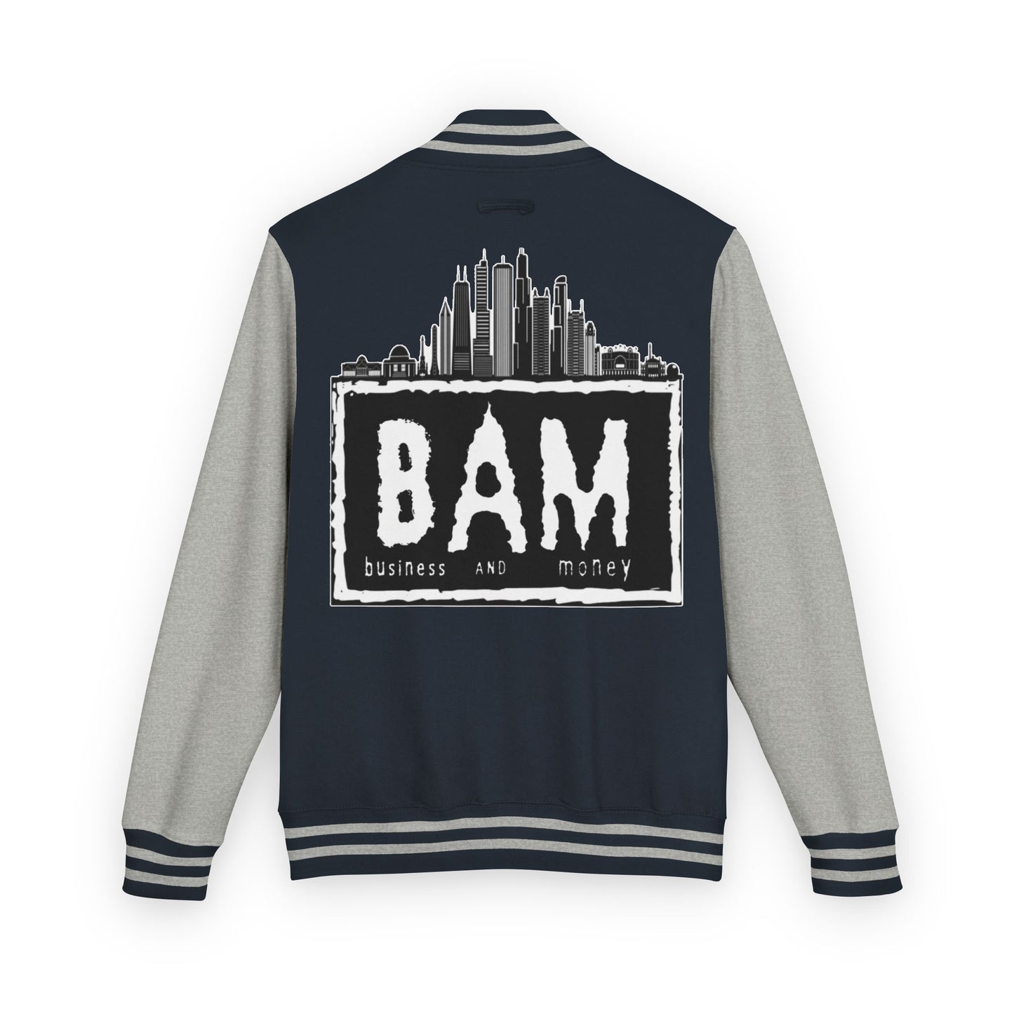 Stylish Unisex Heavyweight Letterman Jacket with BAM Design for Cozy Casual Wear, Perfect for Sports Fans, Gifts, College Events, [...]