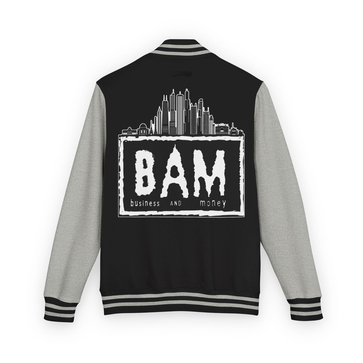Stylish Unisex Heavyweight Letterman Jacket with BAM Design for Cozy Casual Wear, Perfect for Sports Fans, Gifts, College Events, [...]