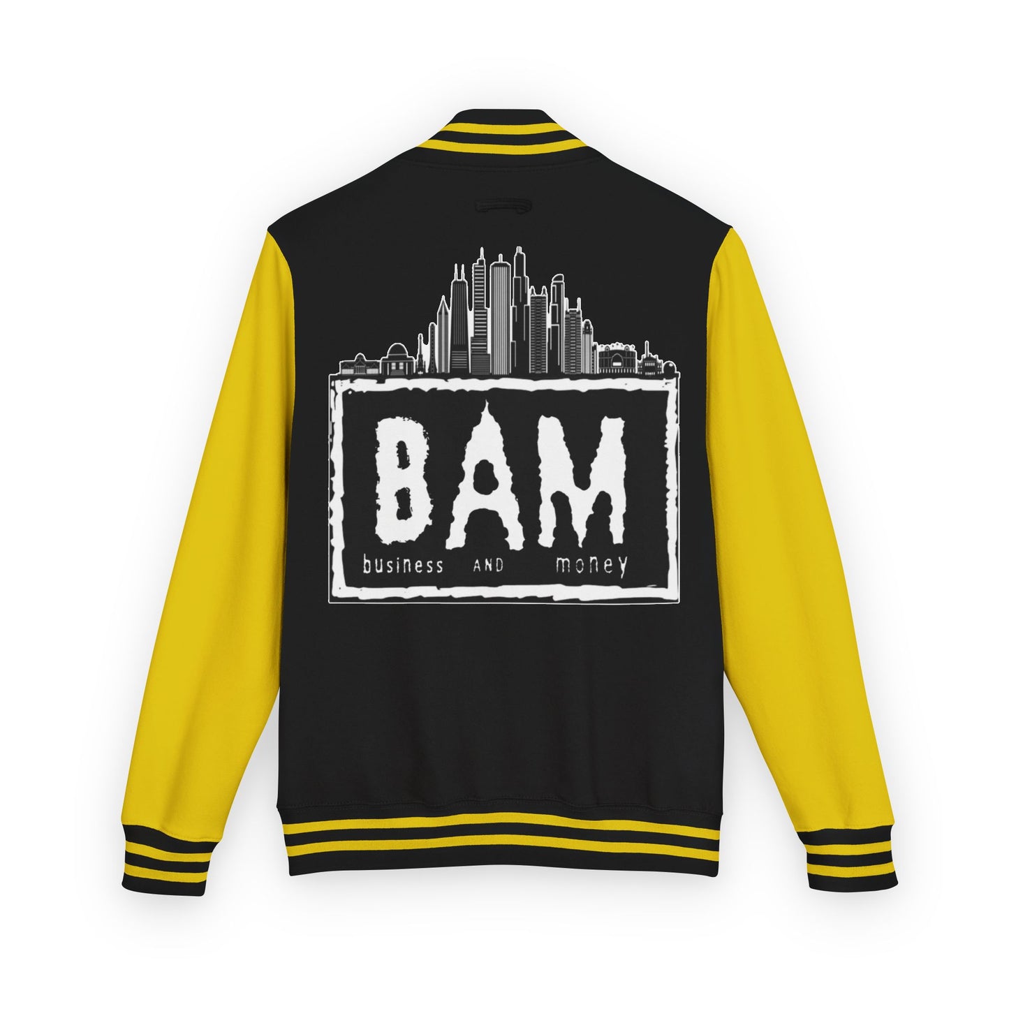 Stylish Unisex Heavyweight Letterman Jacket with BAM Design for Cozy Casual Wear, Perfect for Sports Fans, Gifts, College Events, [...]