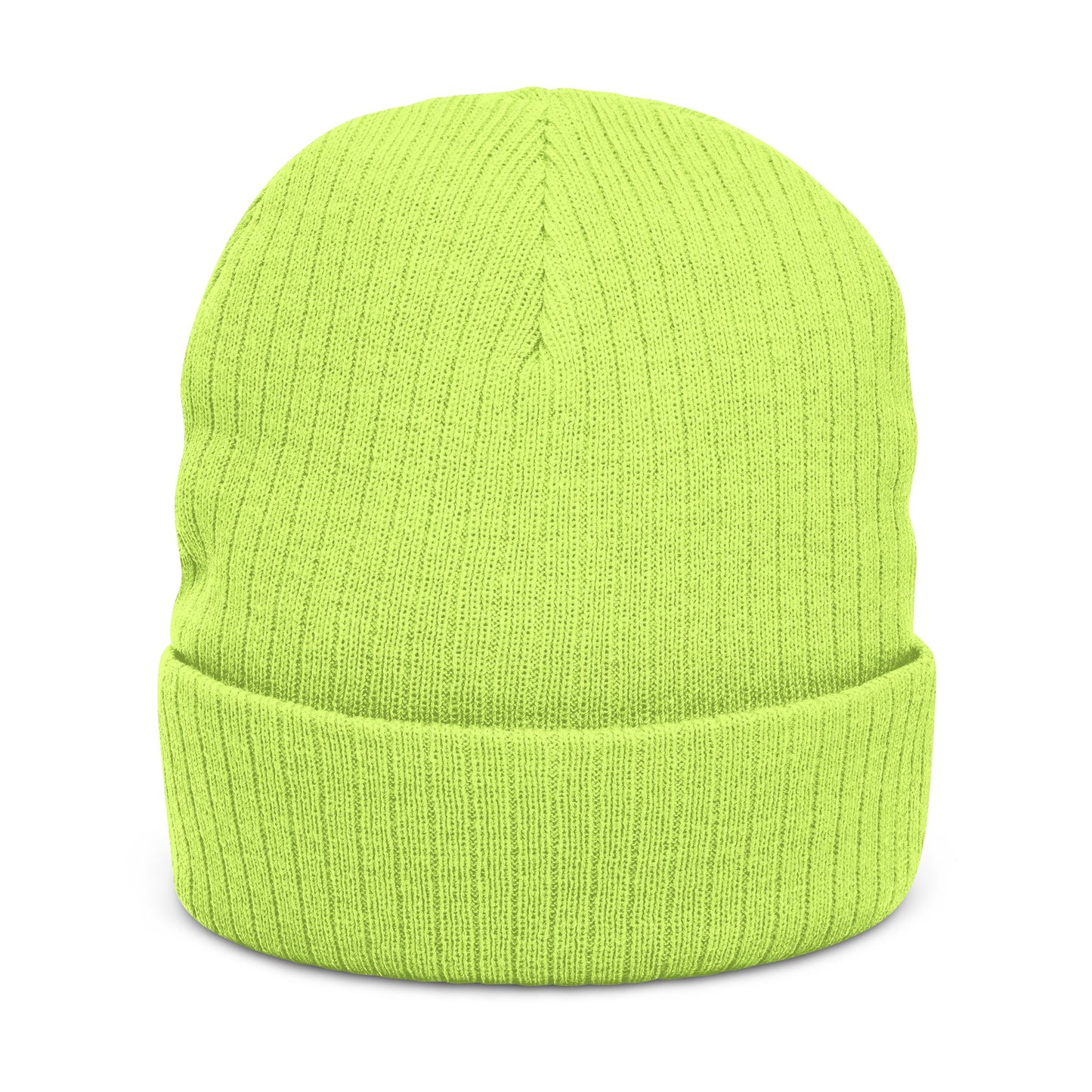 Ribbed Knit Beanie (Embroidery)