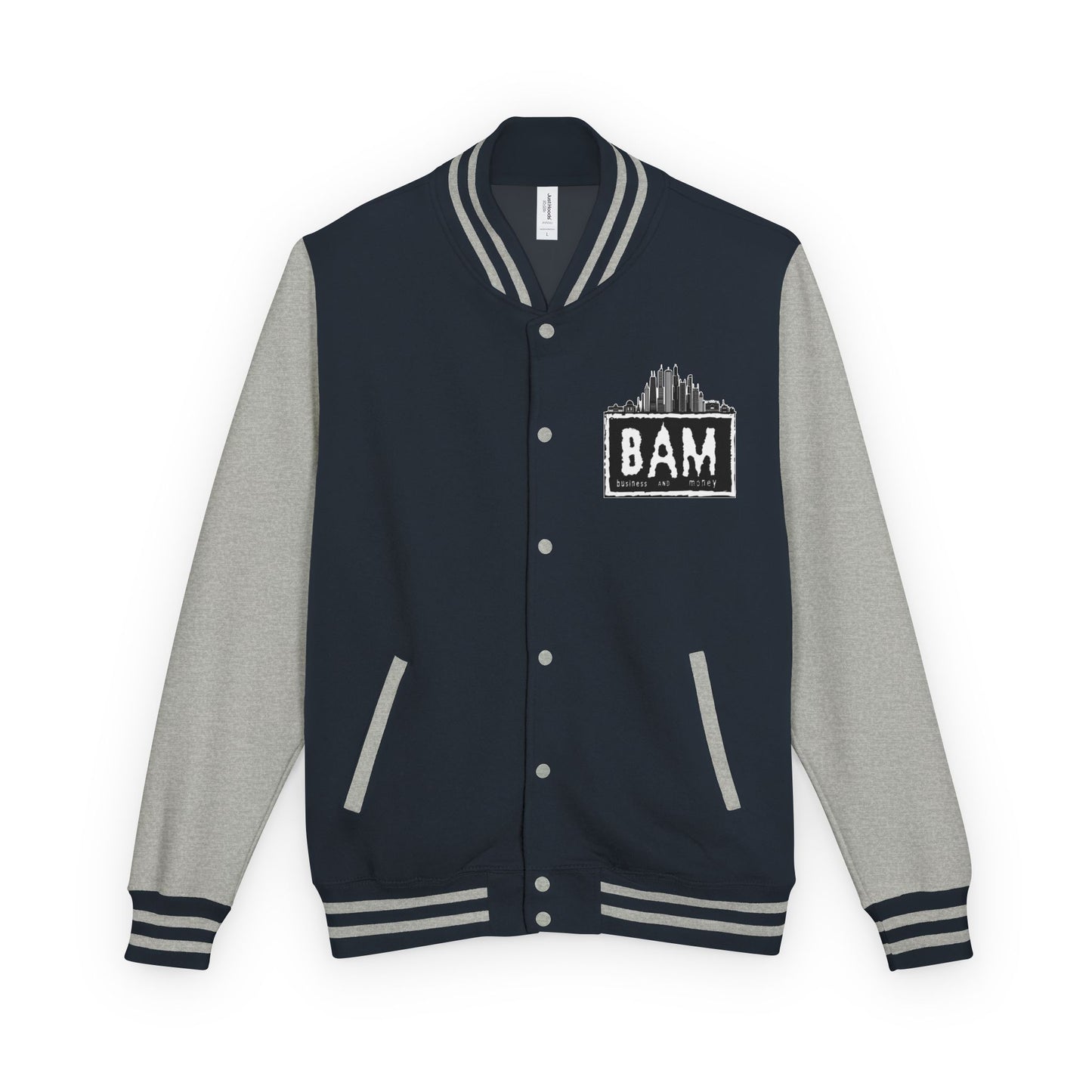 Stylish Unisex Heavyweight Letterman Jacket with BAM Design for Cozy Casual Wear, Perfect for Sports Fans, Gifts, College Events, [...]
